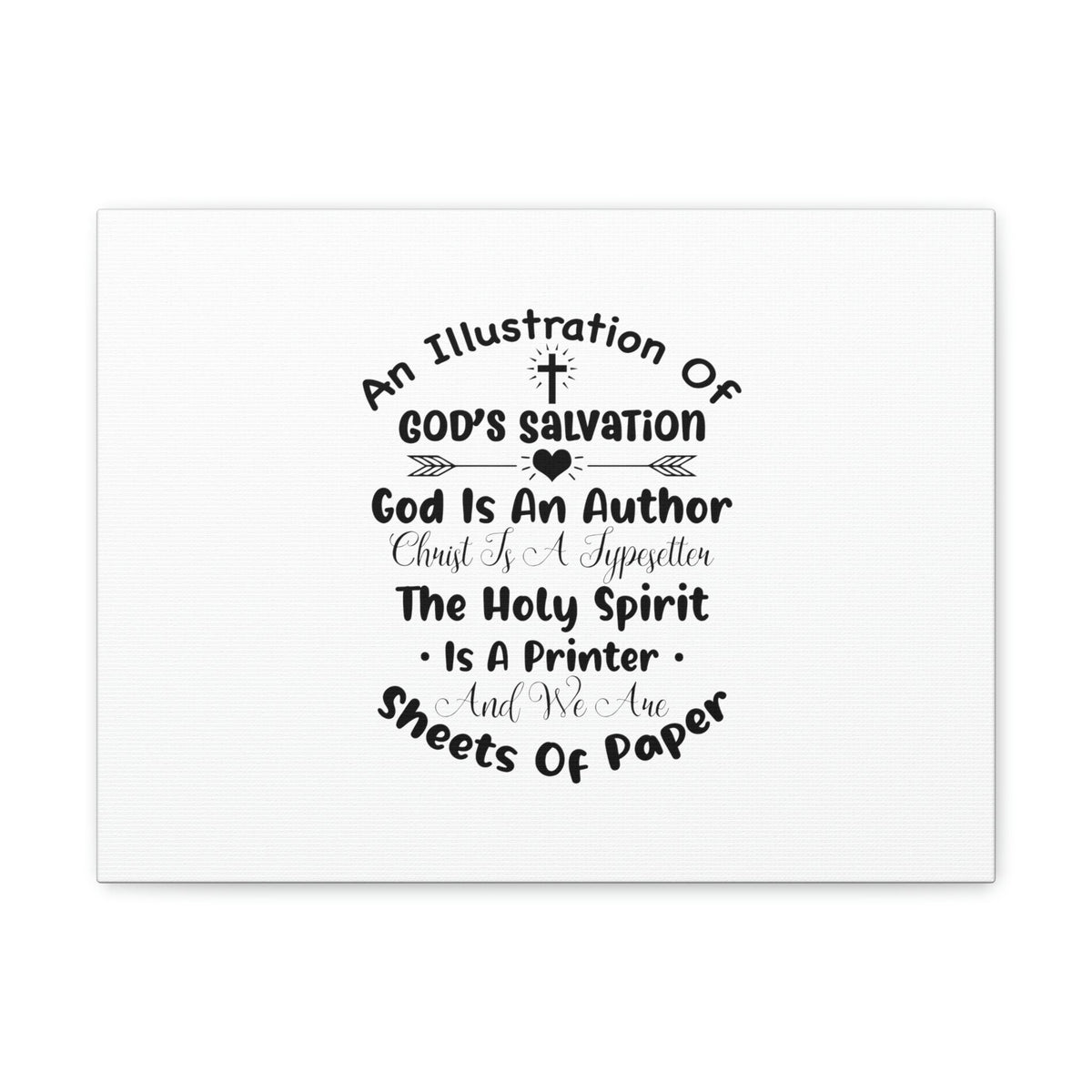 Scripture Walls Illustration Of God's Salvation Romans 10:9 Christian Wall Art Bible Verse Print Ready to Hang Unframed-Express Your Love Gifts