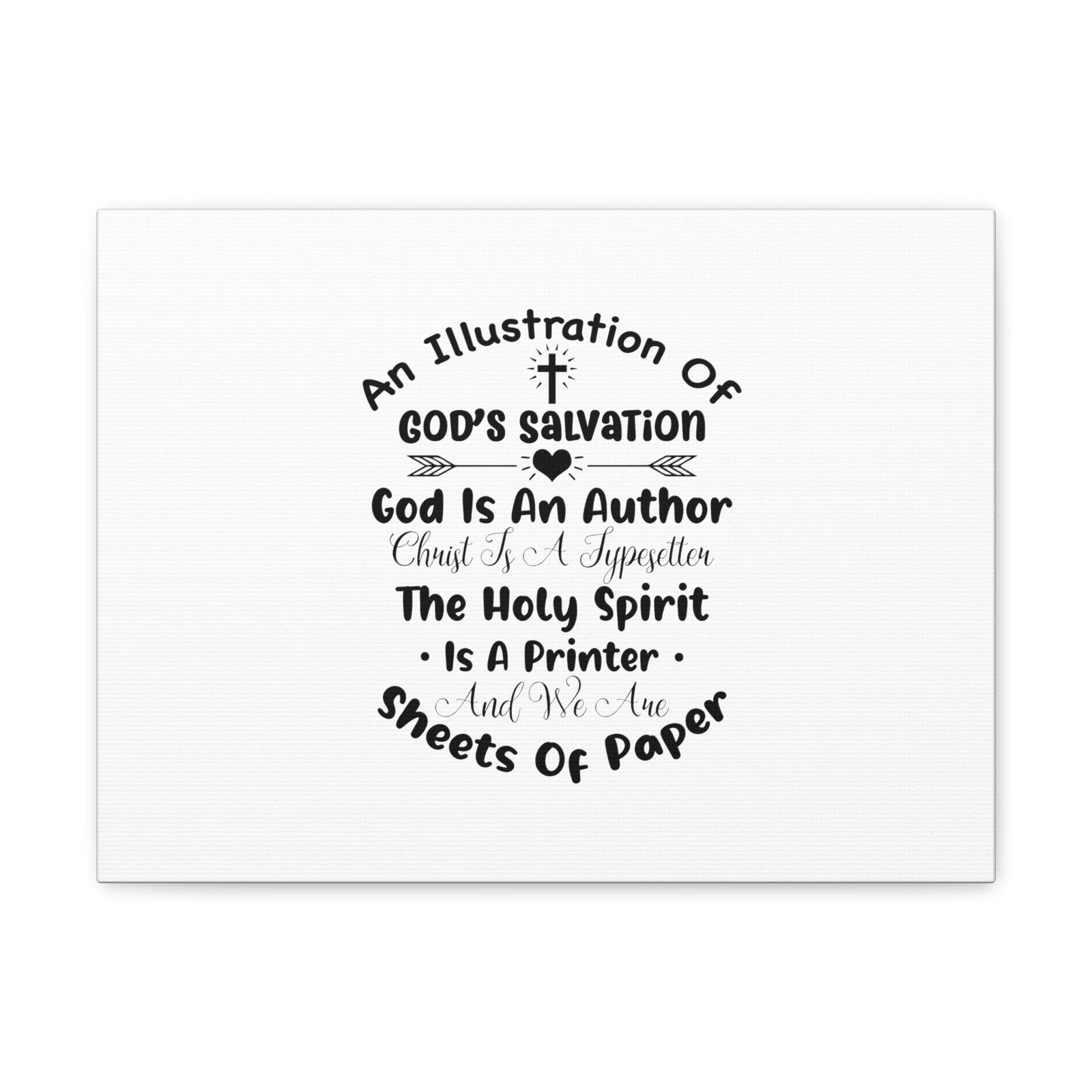Scripture Walls Illustration Of God's Salvation Romans 10:9 Christian Wall Art Bible Verse Print Ready to Hang Unframed-Express Your Love Gifts