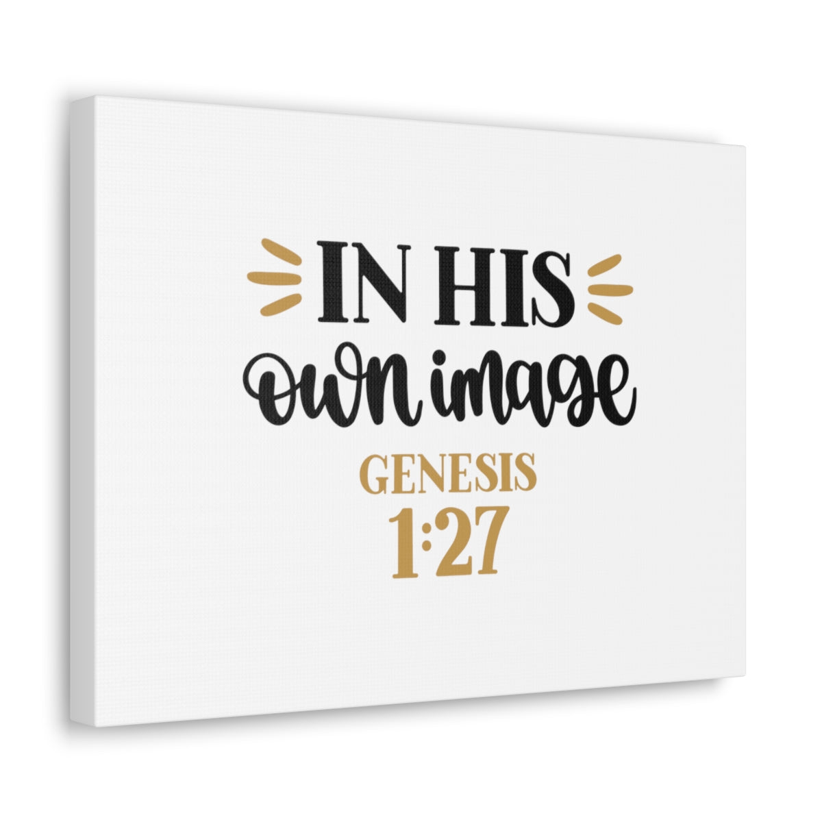 Scripture Walls Image Genesis 1:27 Bible Verse Canvas Christian Wall Art Ready to Hang Unframed-Express Your Love Gifts