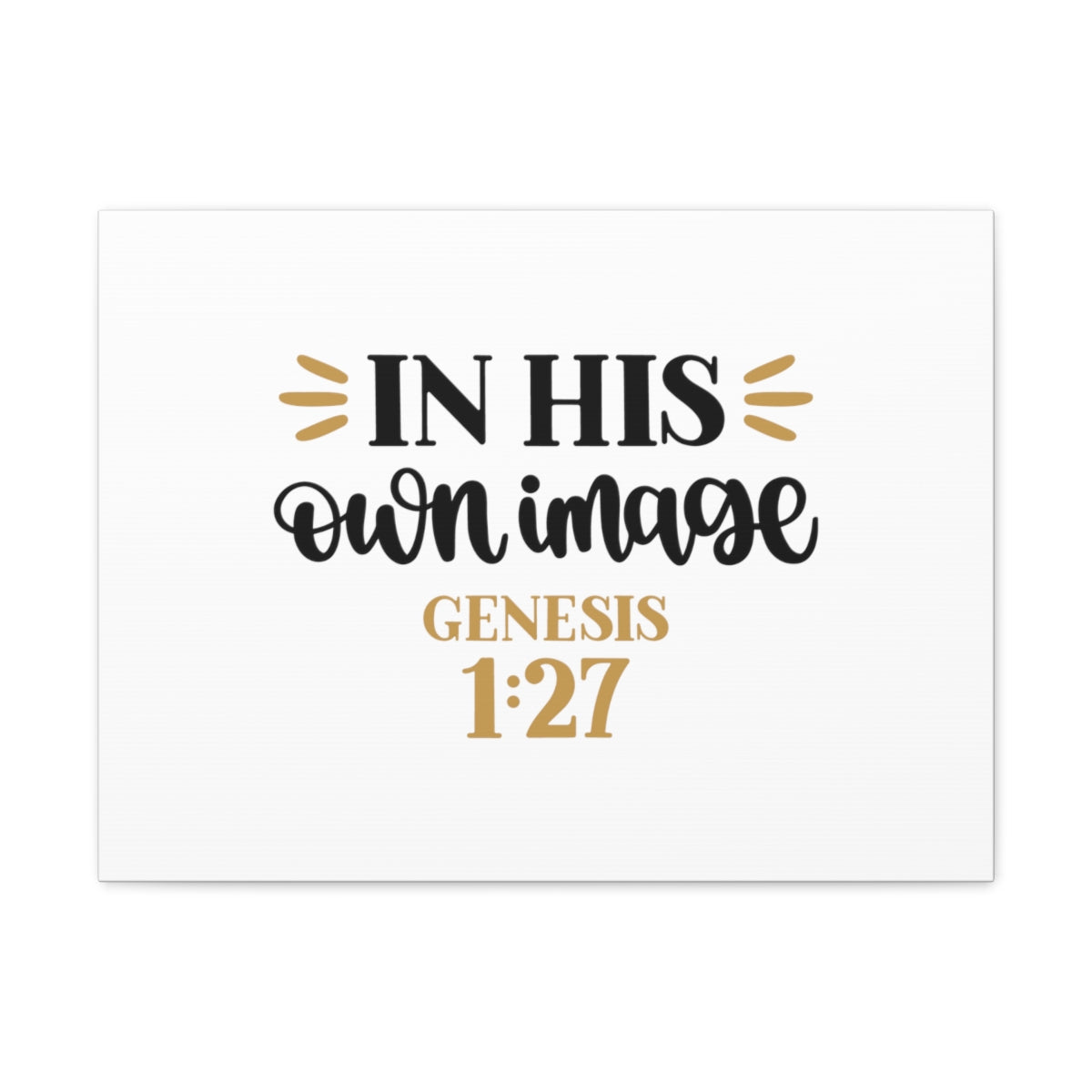 Scripture Walls Image Genesis 1:27 Bible Verse Canvas Christian Wall Art Ready to Hang Unframed-Express Your Love Gifts