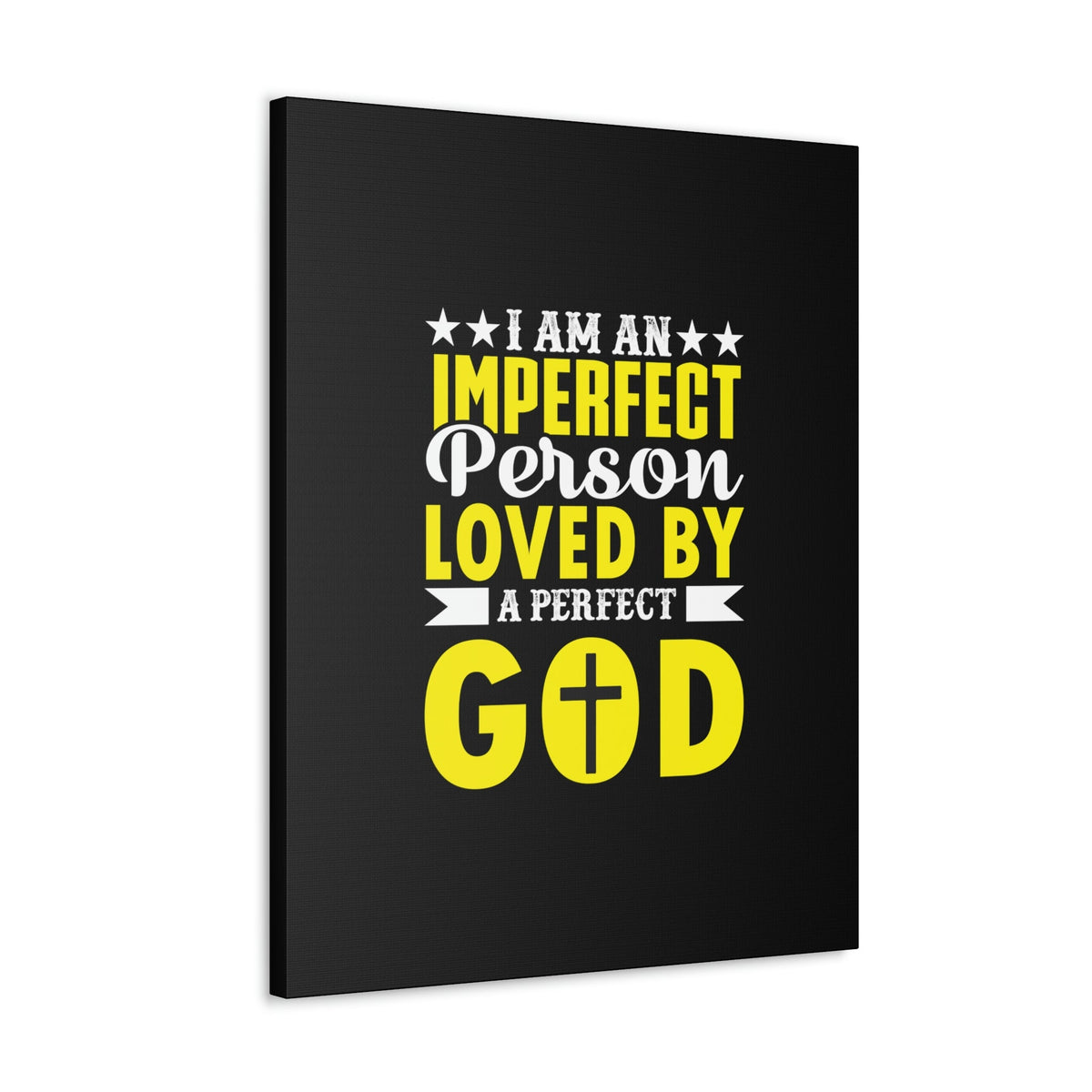Scripture Walls Imperfect Person Loved By A Perfect God Romans 3:23 Christian Wall Art Bible Verse Print Ready to Hang Unframed-Express Your Love Gifts