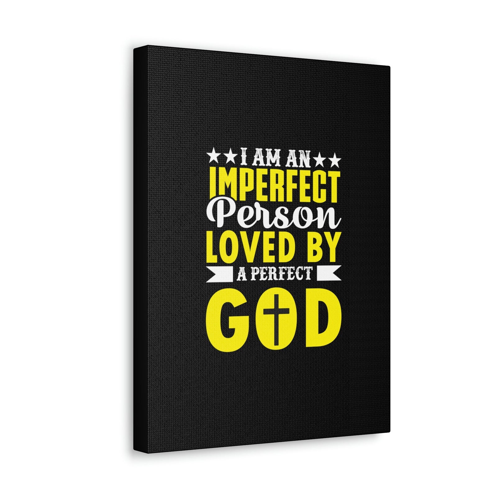 Scripture Walls Imperfect Person Loved By A Perfect God Romans 3:23 Christian Wall Art Bible Verse Print Ready to Hang Unframed-Express Your Love Gifts