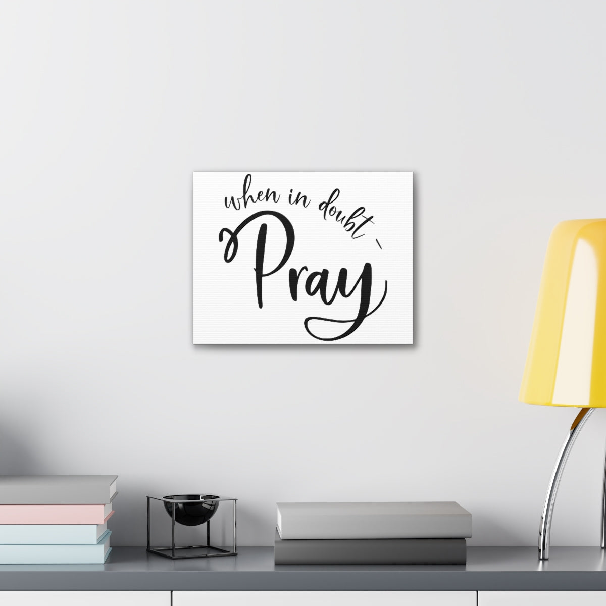Scripture Walls In Doubt Pray 1 Thessalonians 5:16-18 Christian Wall Art Print Ready to Hang Unframed-Express Your Love Gifts
