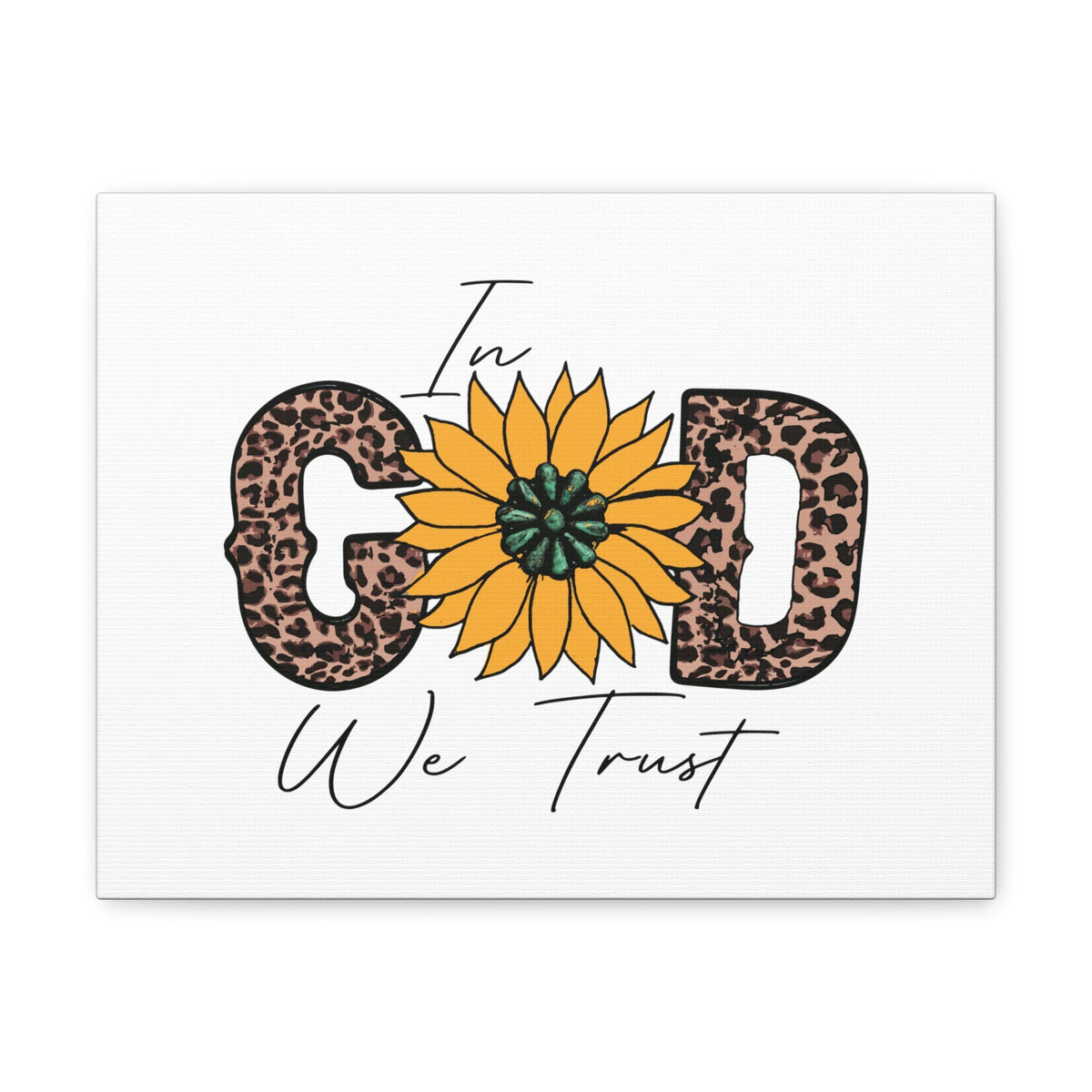 Scripture Walls In God Psalm 9:10 Yellow Flower Christian Wall Art Bible Verse Print Ready to Hang Unframed-Express Your Love Gifts