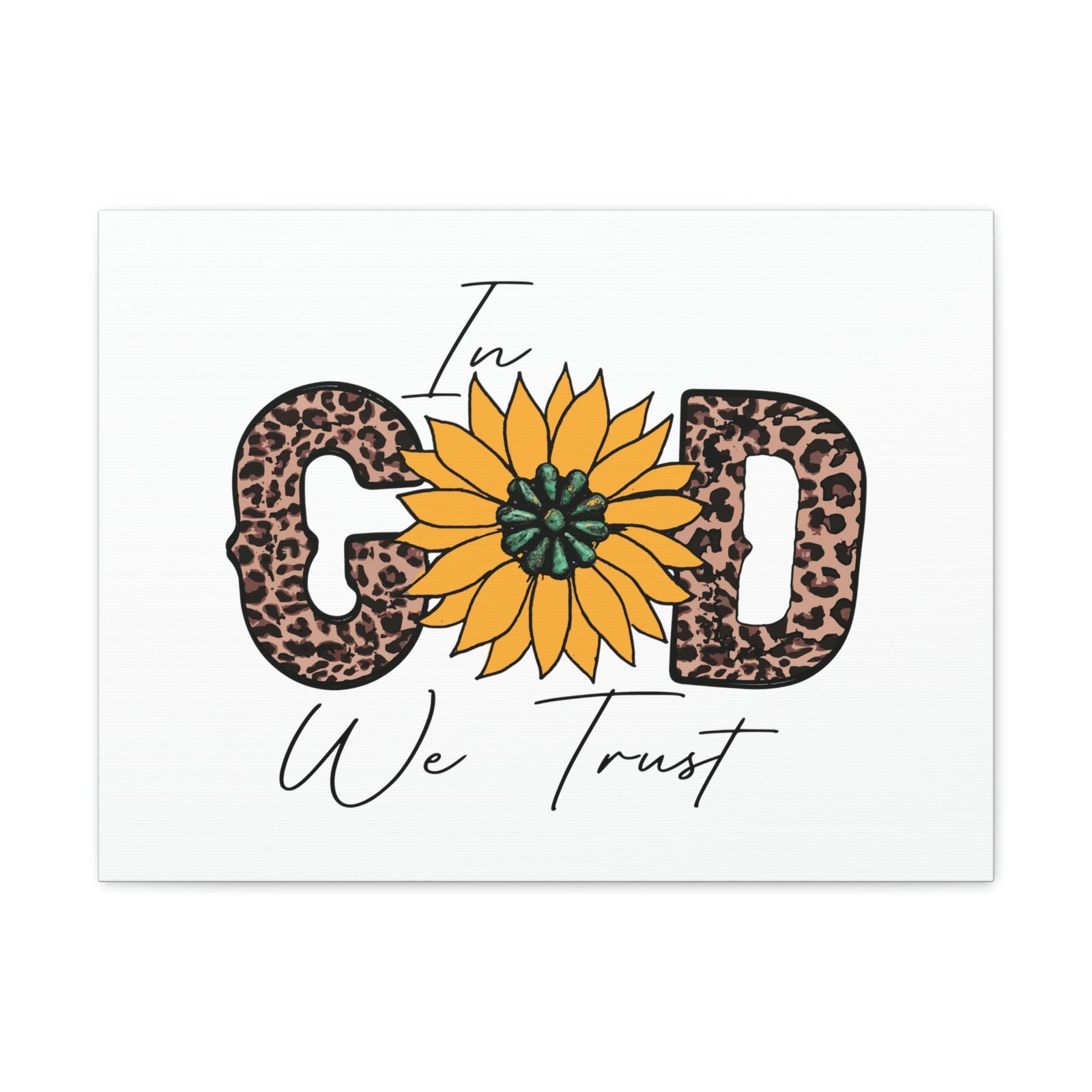 Scripture Walls In God Psalm 9:10 Yellow Flower Christian Wall Art Bible Verse Print Ready to Hang Unframed-Express Your Love Gifts