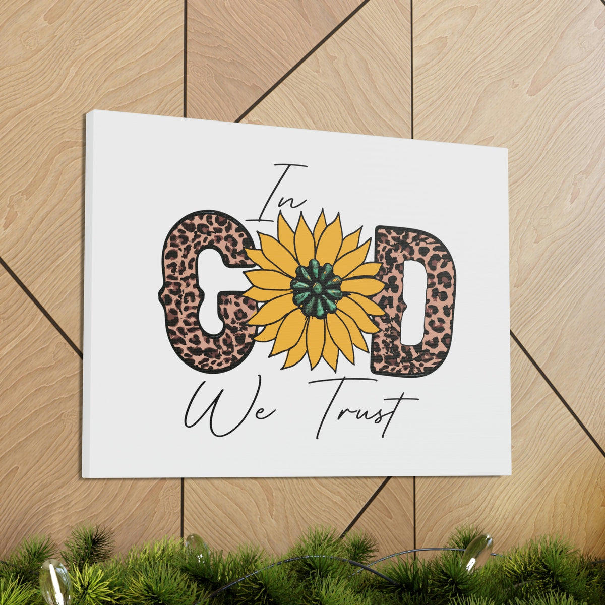 Scripture Walls In God Psalm 9:10 Yellow Flower Christian Wall Art Bible Verse Print Ready to Hang Unframed-Express Your Love Gifts