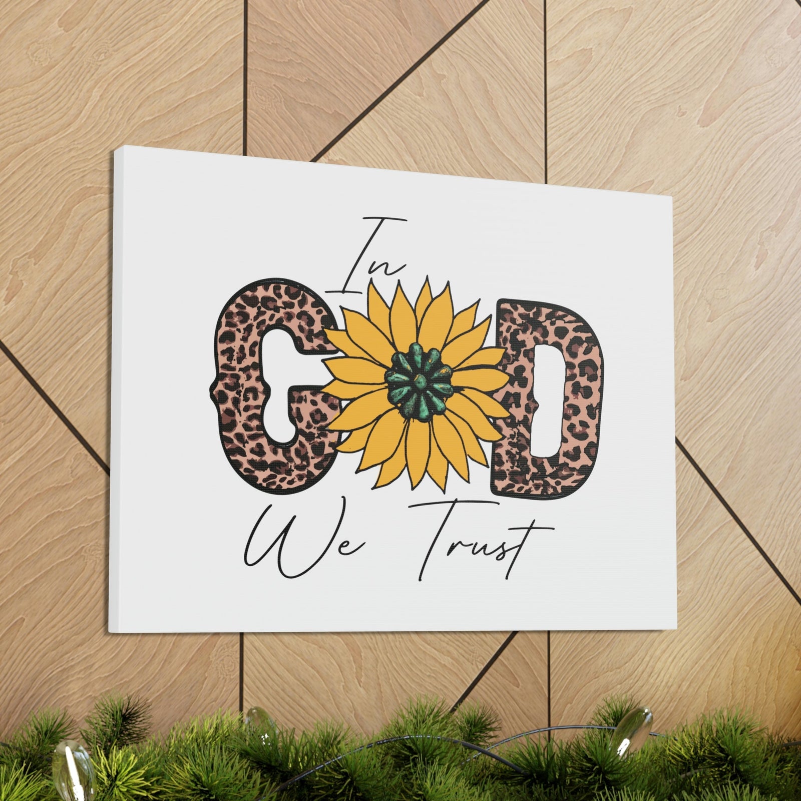 Scripture Walls In God Psalm 9:10 Yellow Flower Christian Wall Art Bible Verse Print Ready to Hang Unframed-Express Your Love Gifts
