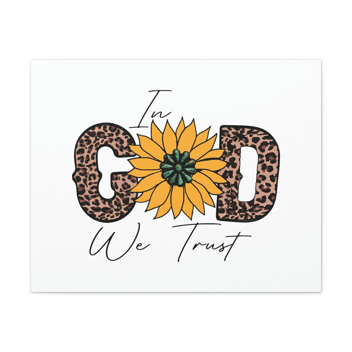 Scripture Walls In God Psalm 9:10 Yellow Flower Christian Wall Art Bible Verse Print Ready to Hang Unframed-Express Your Love Gifts