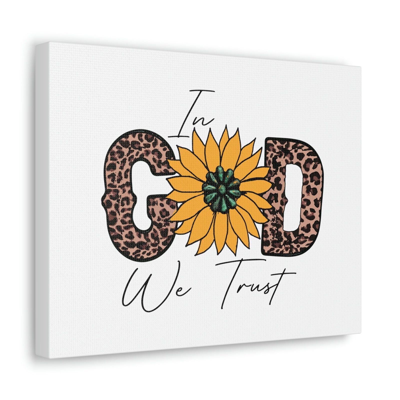 Scripture Walls In God Psalm 9:10 Yellow Flower Christian Wall Art Bible Verse Print Ready to Hang Unframed-Express Your Love Gifts