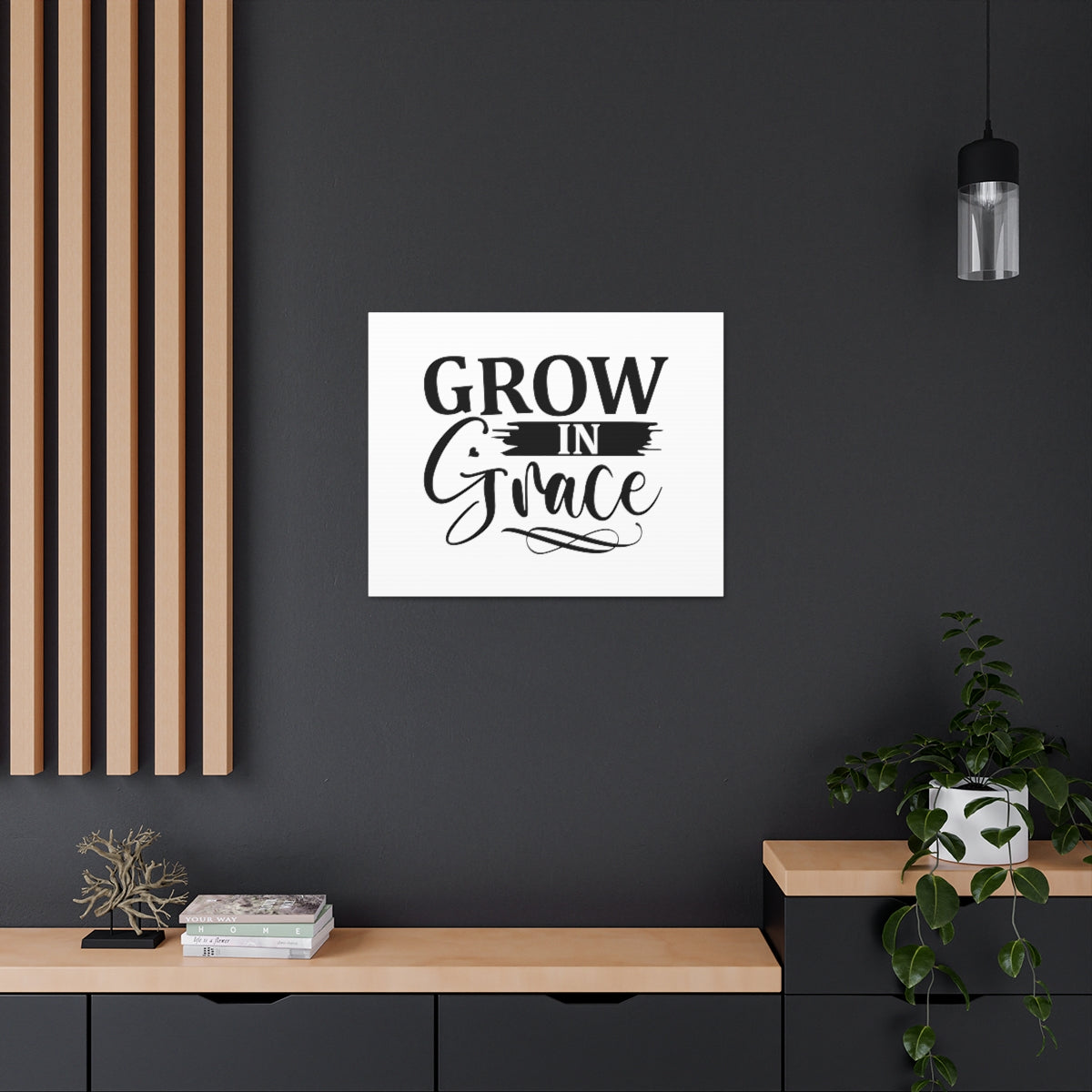 Scripture Walls In Grace 2 Peter 3:18 Christian Wall Art Bible Verse Print Ready to Hang Unframed-Express Your Love Gifts
