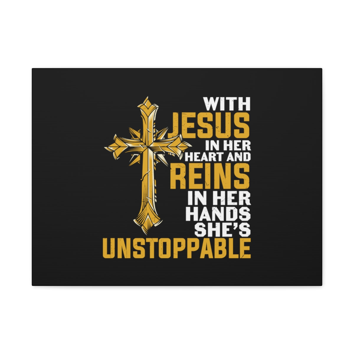 Scripture Walls In Her Heart Mark 11:22-24 Christian Wall Art Bible Verse Print Ready to Hang Unframed-Express Your Love Gifts