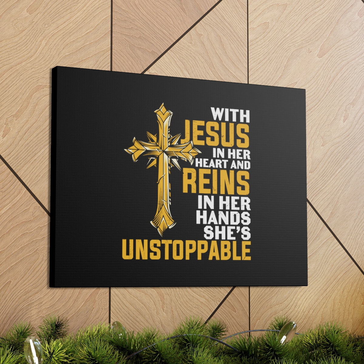 Scripture Walls In Her Heart Mark 11:22-24 Christian Wall Art Bible Verse Print Ready to Hang Unframed-Express Your Love Gifts