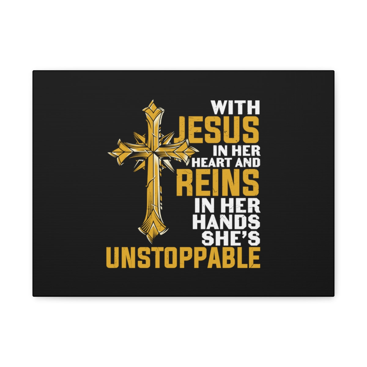 Scripture Walls In Her Heart Mark 11:22-24 Christian Wall Art Bible Verse Print Ready to Hang Unframed-Express Your Love Gifts