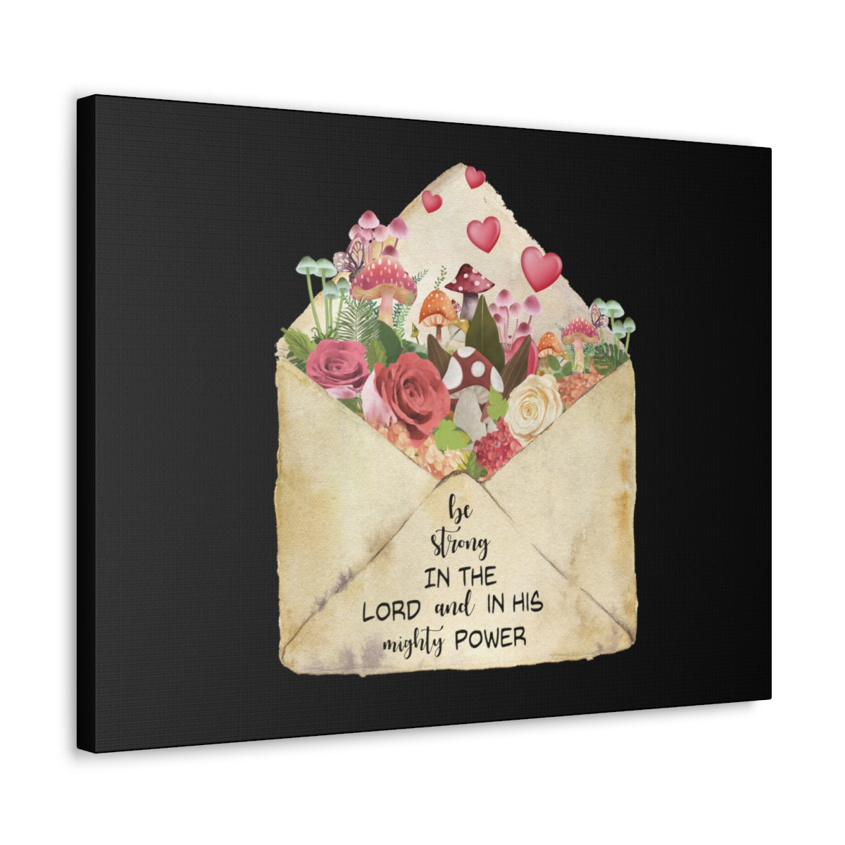 Scripture Walls In His Mighty Power Ephesians 6:10 Christian Wall Art Bible Verse Print Ready to Hang Unframed-Express Your Love Gifts