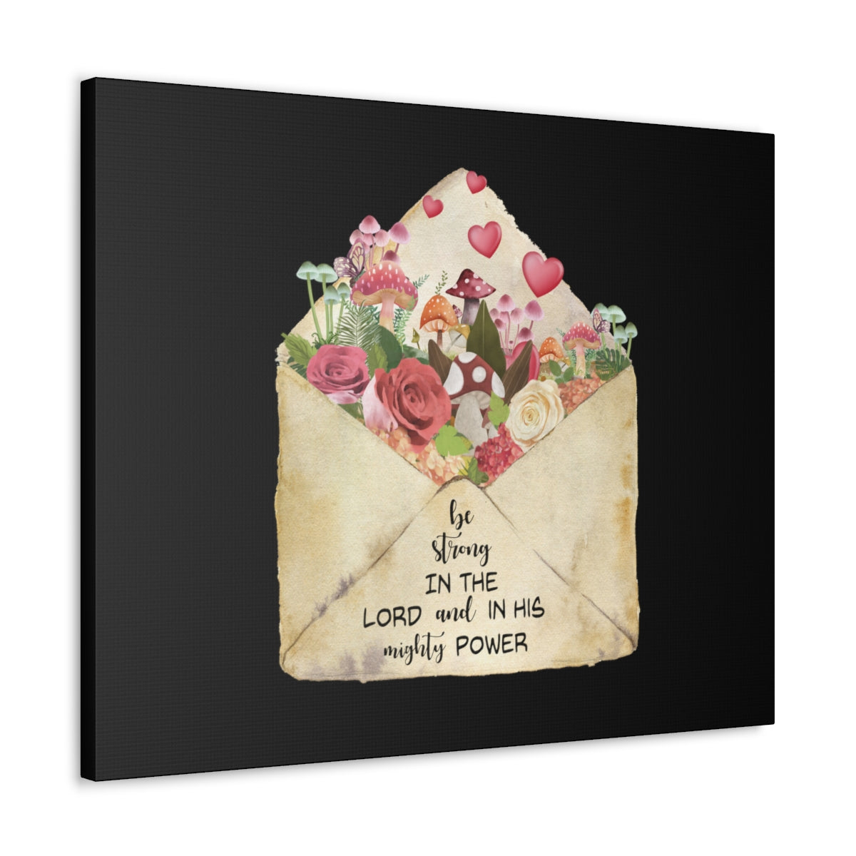 Scripture Walls In His Mighty Power Ephesians 6:10 Christian Wall Art Bible Verse Print Ready to Hang Unframed-Express Your Love Gifts