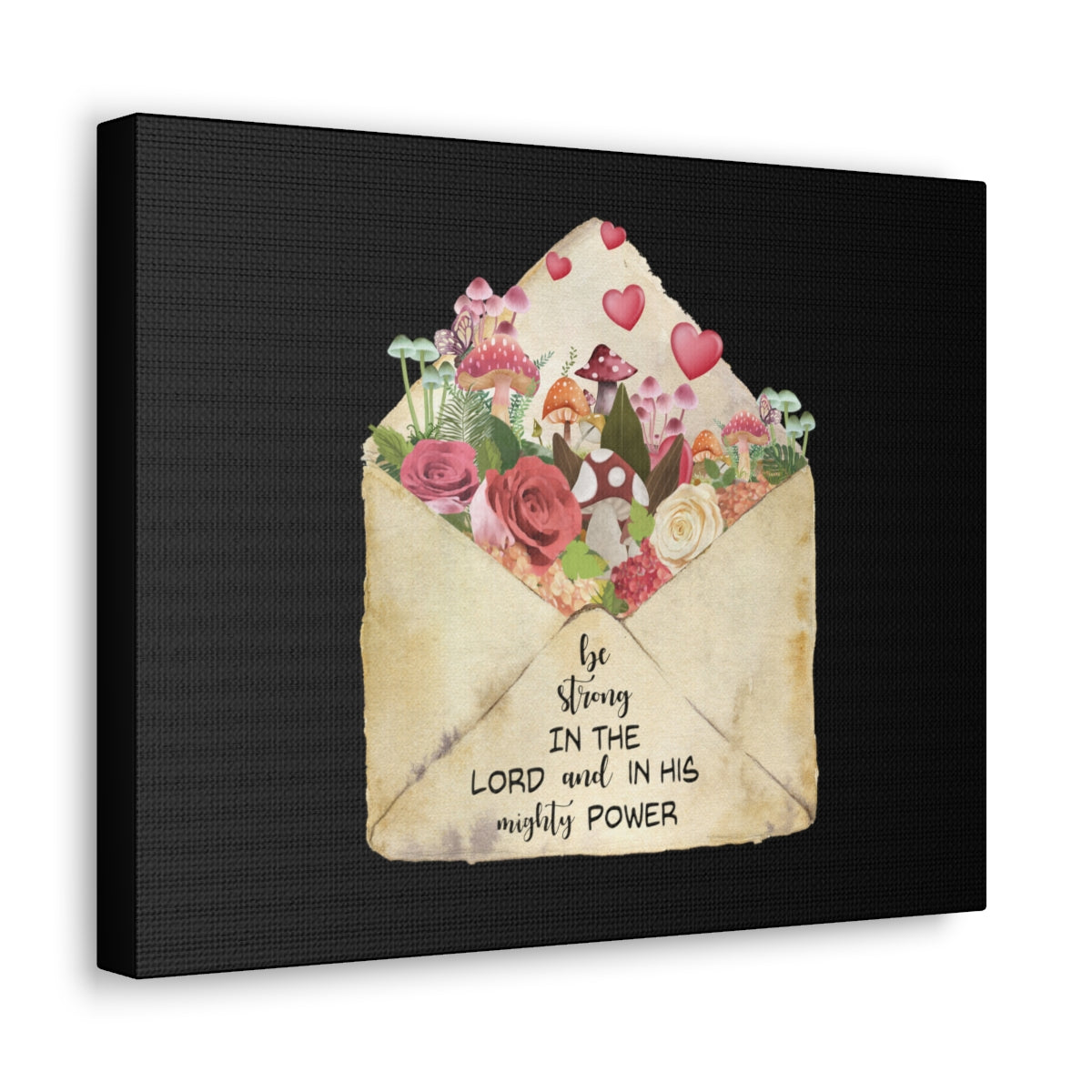 Scripture Walls In His Mighty Power Ephesians 6:10 Christian Wall Art Bible Verse Print Ready to Hang Unframed-Express Your Love Gifts