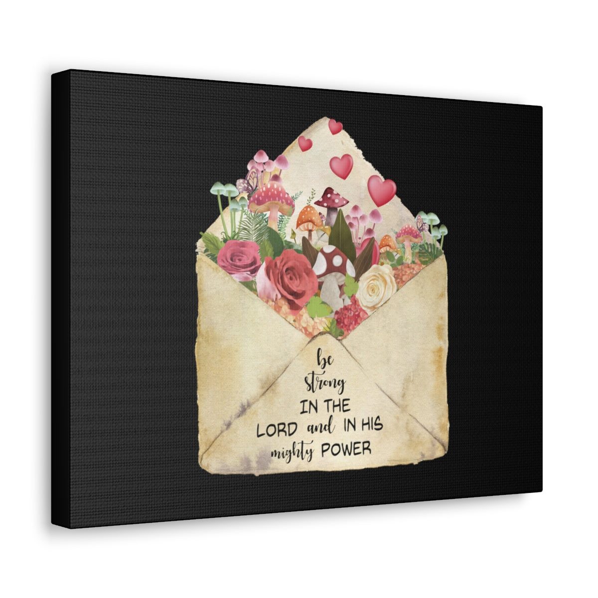 Scripture Walls In His Mighty Power Ephesians 6:10 Christian Wall Art Bible Verse Print Ready to Hang Unframed-Express Your Love Gifts