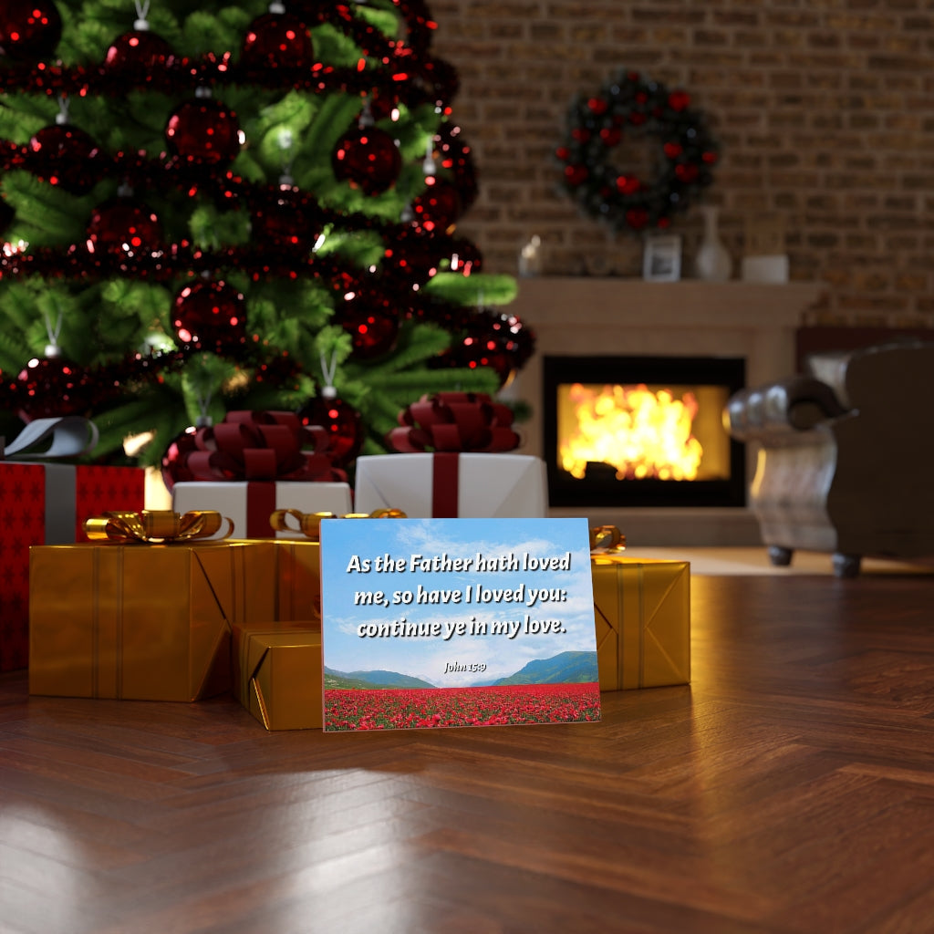 Scripture Walls In My Love John 15:9 Bible Verse Canvas Christian Wall Art Ready to Hang Unframed-Express Your Love Gifts