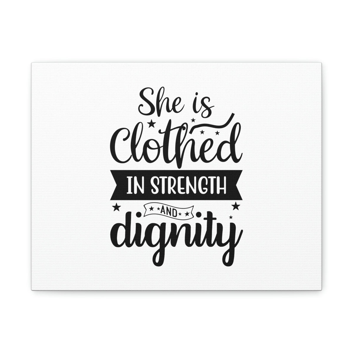 Scripture Walls In Strength Proverbs 31:25 Christian Wall Art Bible Verse Print Ready to Hang Unframed-Express Your Love Gifts