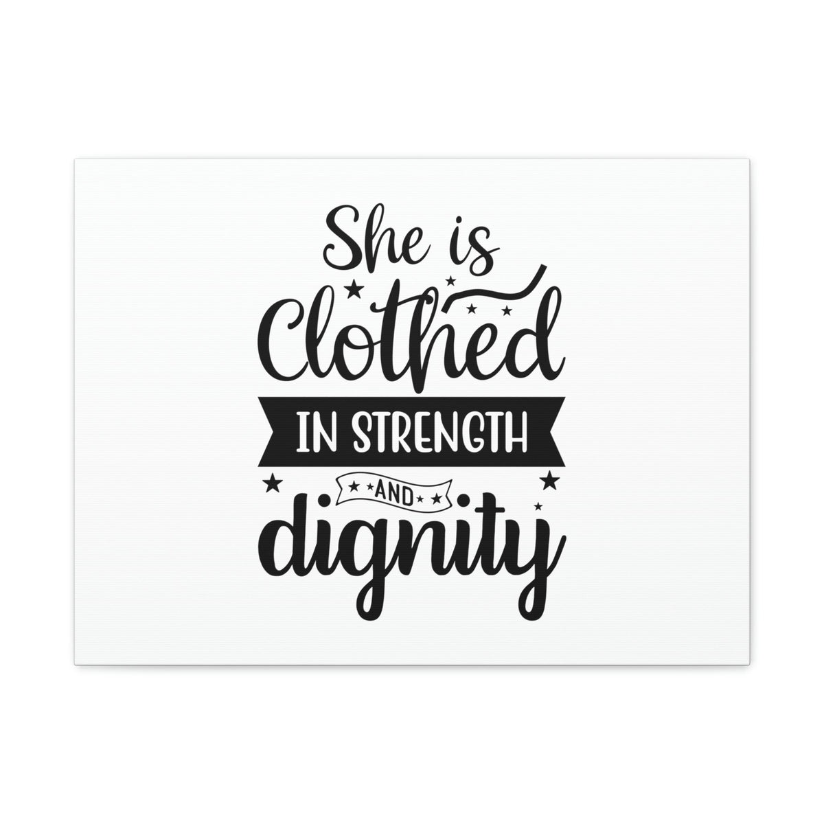 Scripture Walls In Strength Proverbs 31:25 Christian Wall Art Bible Verse Print Ready to Hang Unframed-Express Your Love Gifts