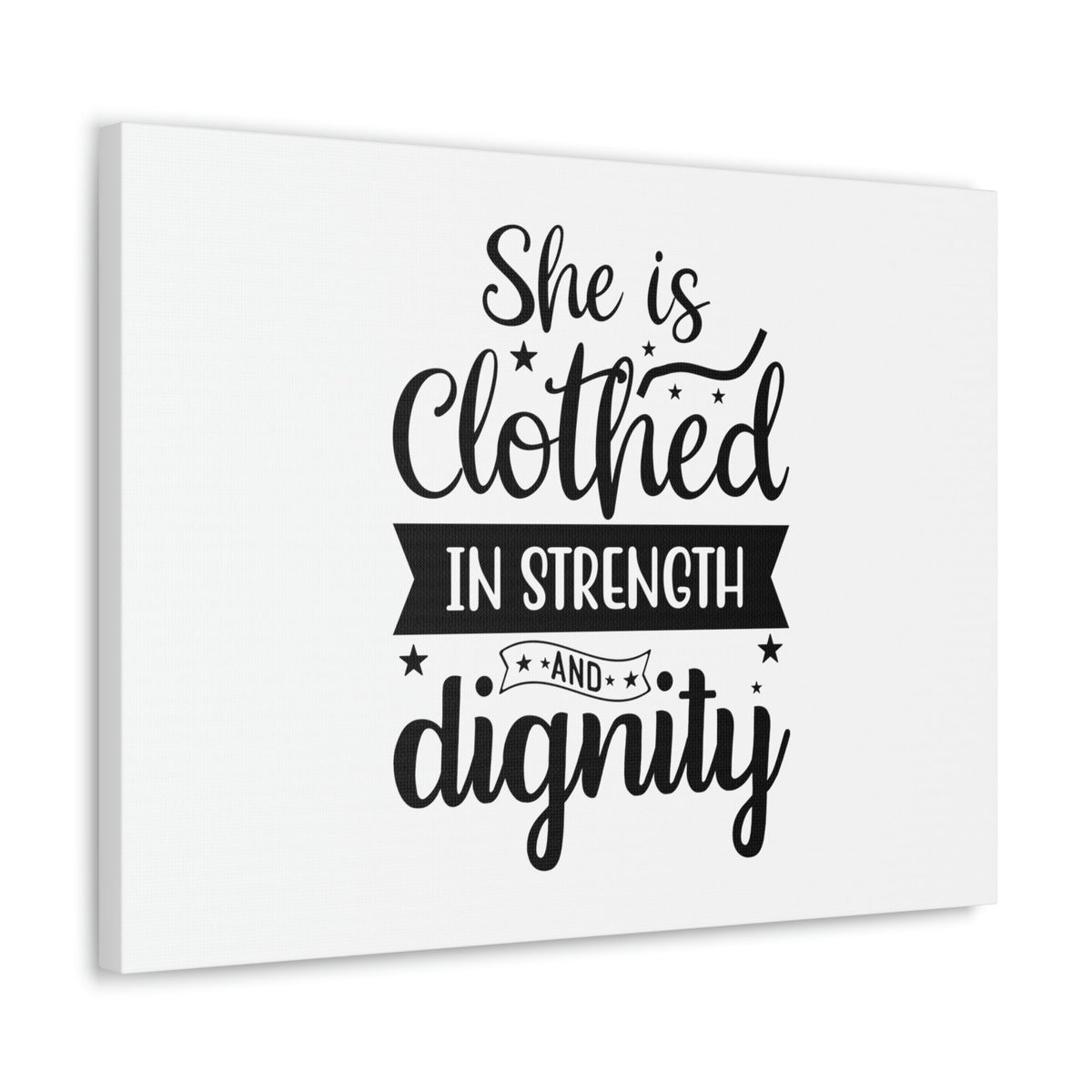 Scripture Walls In Strength Proverbs 31:25 Christian Wall Art Bible Verse Print Ready to Hang Unframed-Express Your Love Gifts