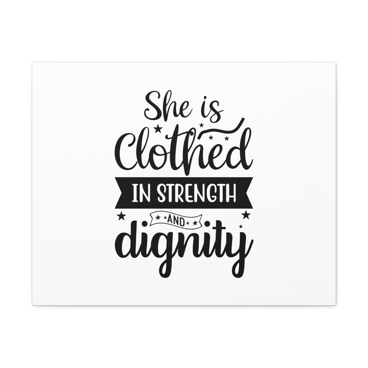 Scripture Walls In Strength Proverbs 31:25 Christian Wall Art Bible Verse Print Ready to Hang Unframed-Express Your Love Gifts