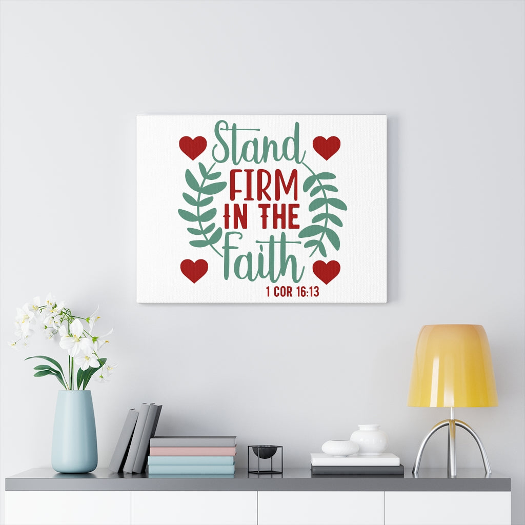 Scripture Walls In The Faith 1 Corinthians 16:13 Christian Wall Art Print Ready to Hang Unframed-Express Your Love Gifts