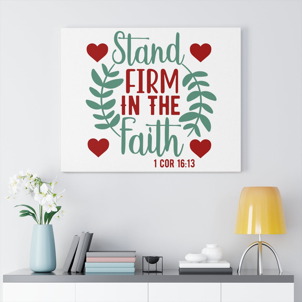 Scripture Walls In The Faith 1 Corinthians 16:13 Christian Wall Art Print Ready to Hang Unframed-Express Your Love Gifts