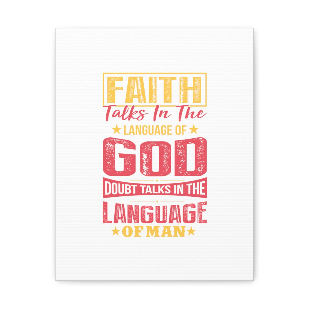 Scripture Walls In The Language Of God Isaiah 50:4 Christian Wall Art Bible Verse Print Ready to Hang Unframed-Express Your Love Gifts