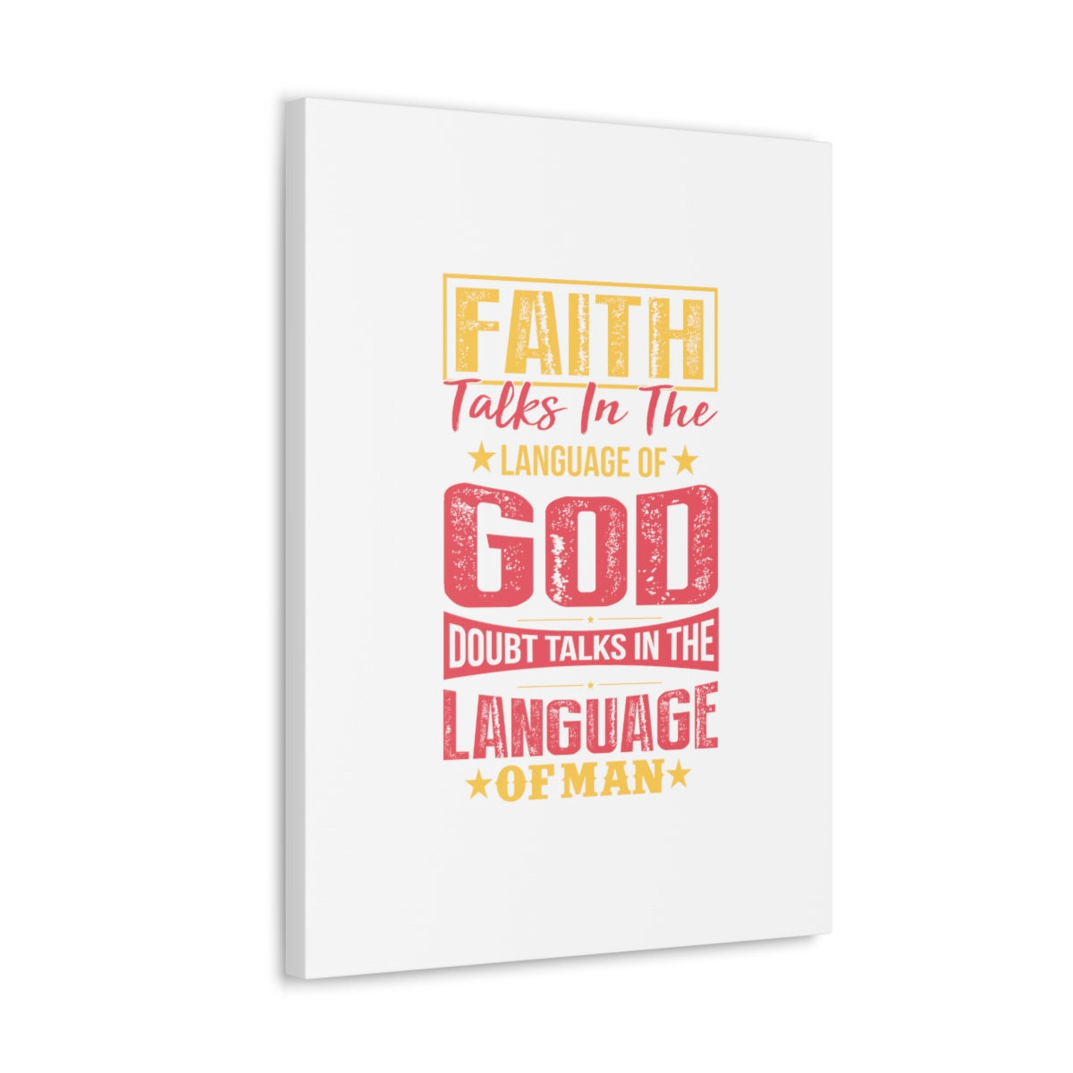Scripture Walls In The Language Of God Isaiah 50:4 Christian Wall Art Bible Verse Print Ready to Hang Unframed-Express Your Love Gifts