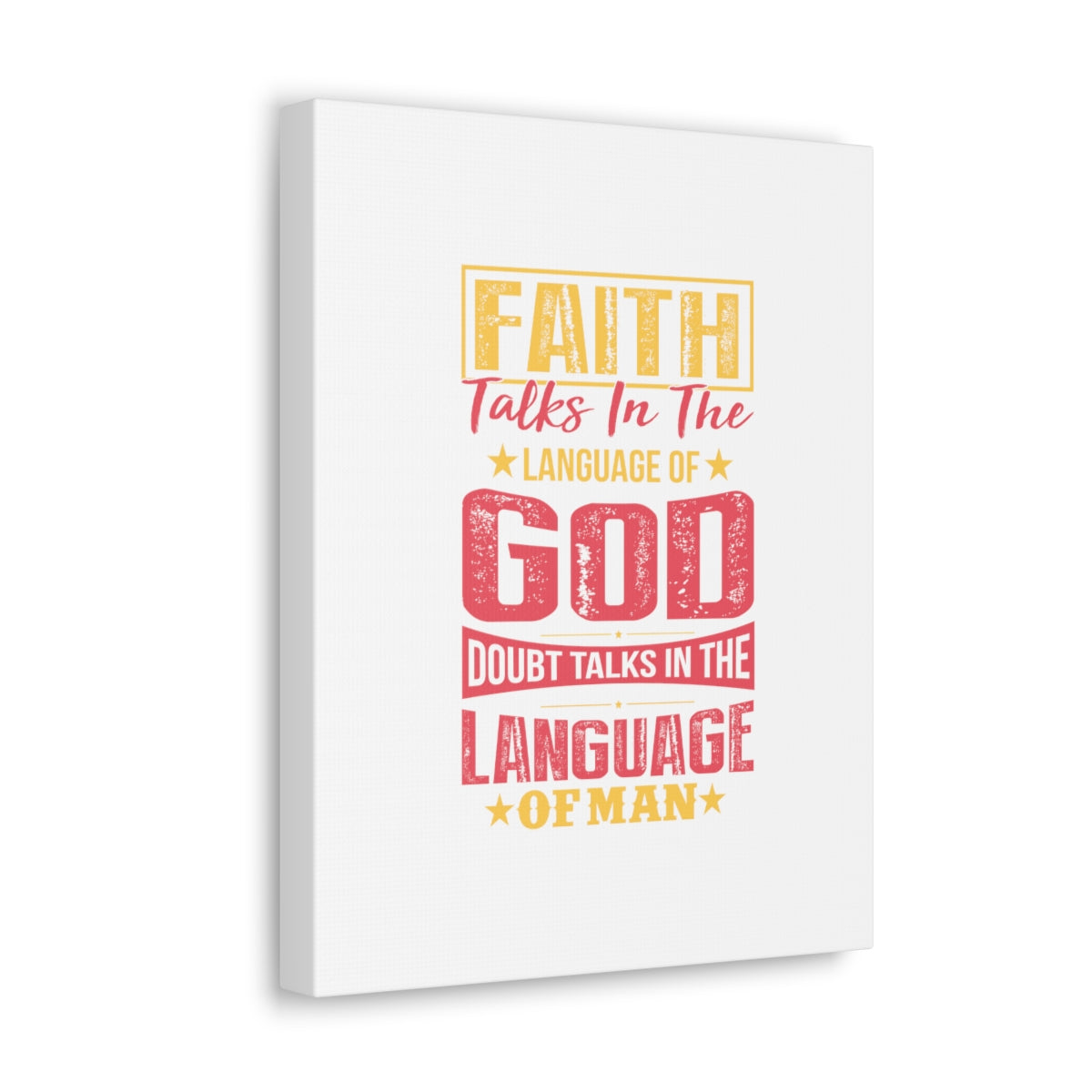 Scripture Walls In The Language Of God Isaiah 50:4 Christian Wall Art Bible Verse Print Ready to Hang Unframed-Express Your Love Gifts