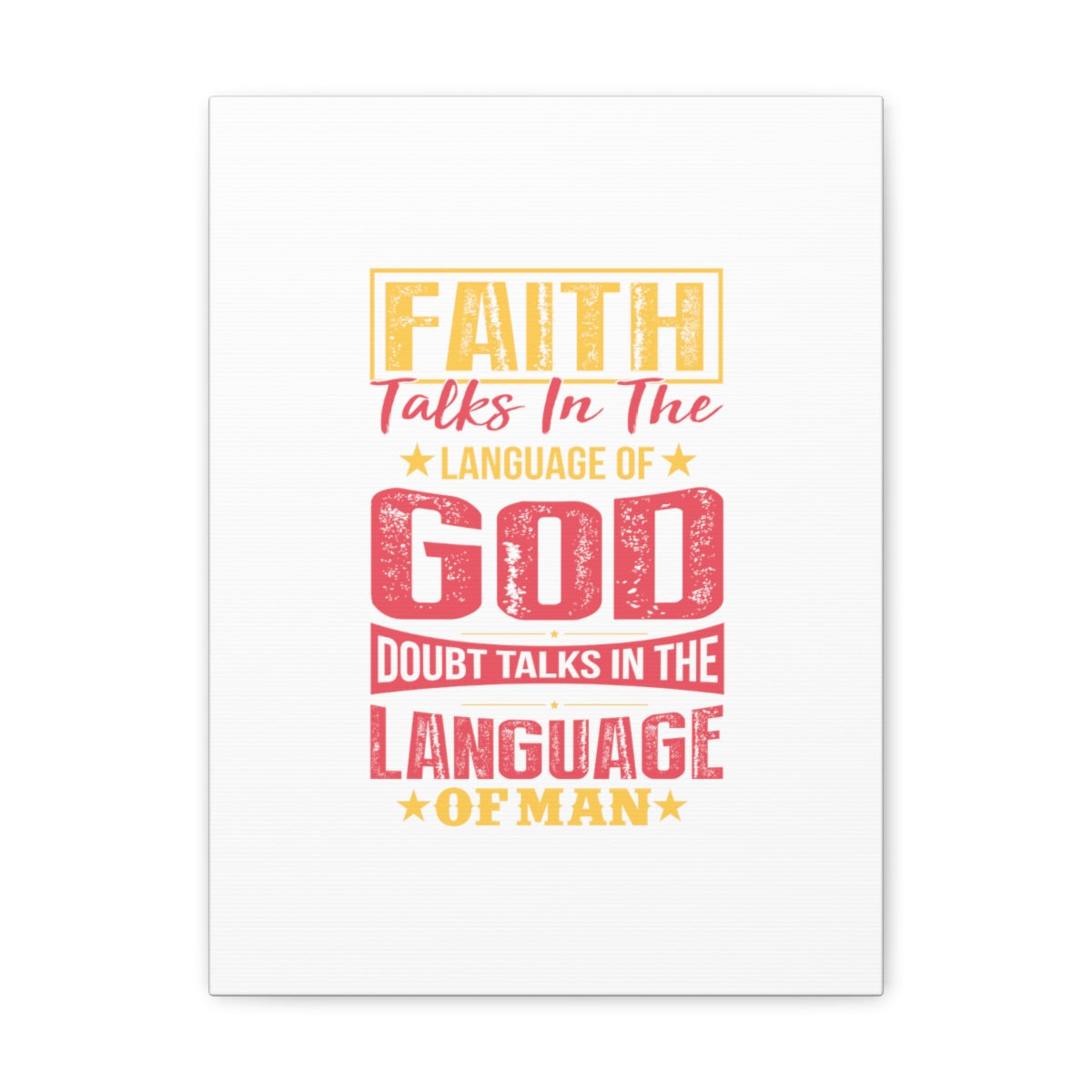 Scripture Walls In The Language Of God Isaiah 50:4 Christian Wall Art Bible Verse Print Ready to Hang Unframed-Express Your Love Gifts