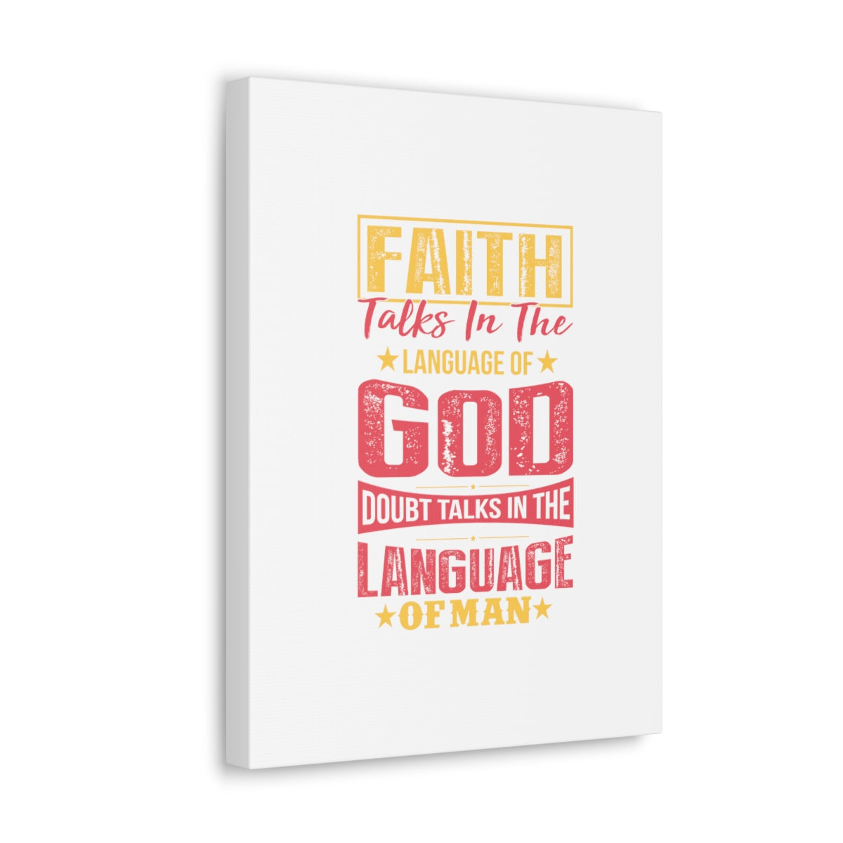 Scripture Walls In The Language Of God Isaiah 50:4 Christian Wall Art Bible Verse Print Ready to Hang Unframed-Express Your Love Gifts