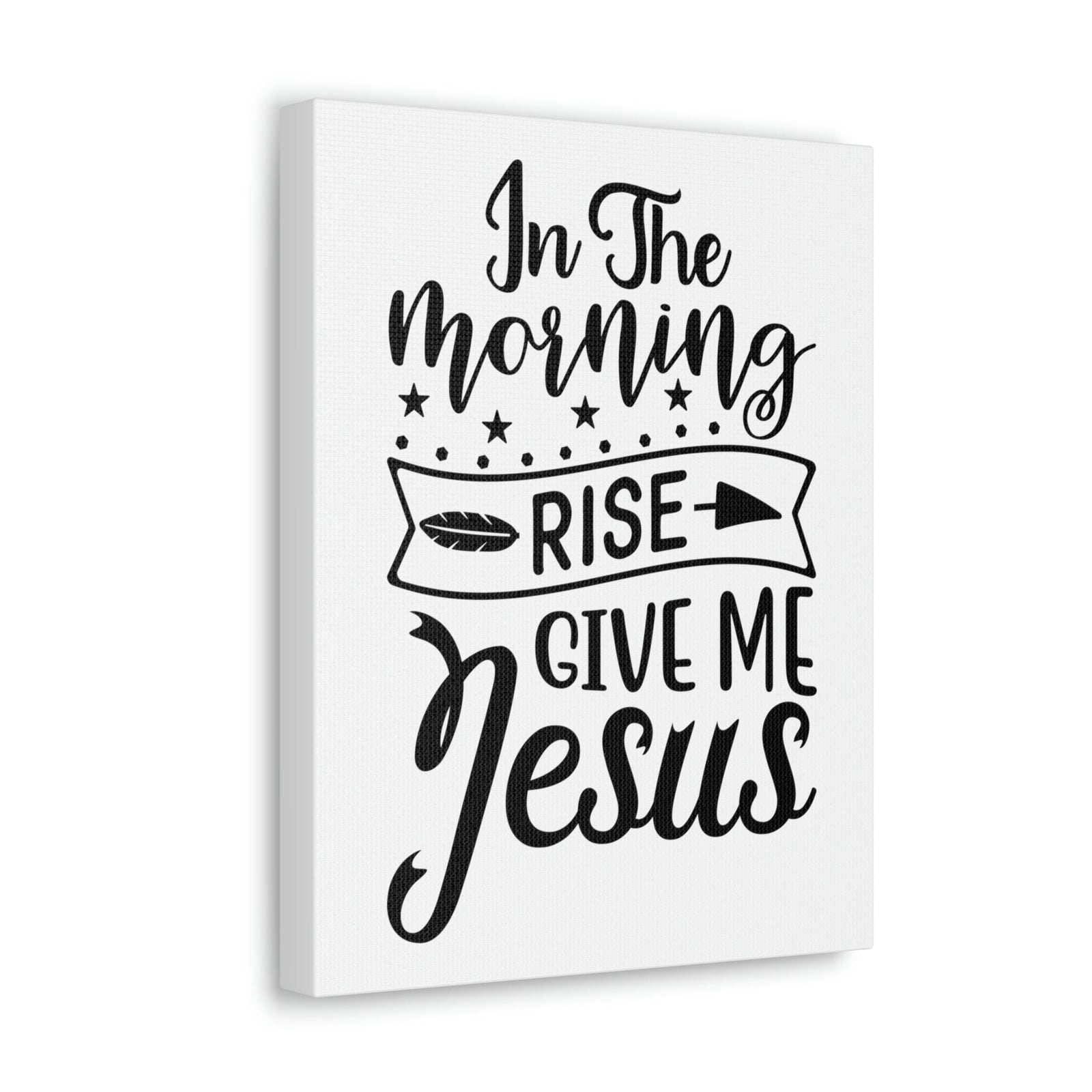 Scripture Walls In The Morning, Give Me Jesus Mark 1:35 Arrow Christian Wall Art Bible Verse Print Ready to Hang Unframed-Express Your Love Gifts
