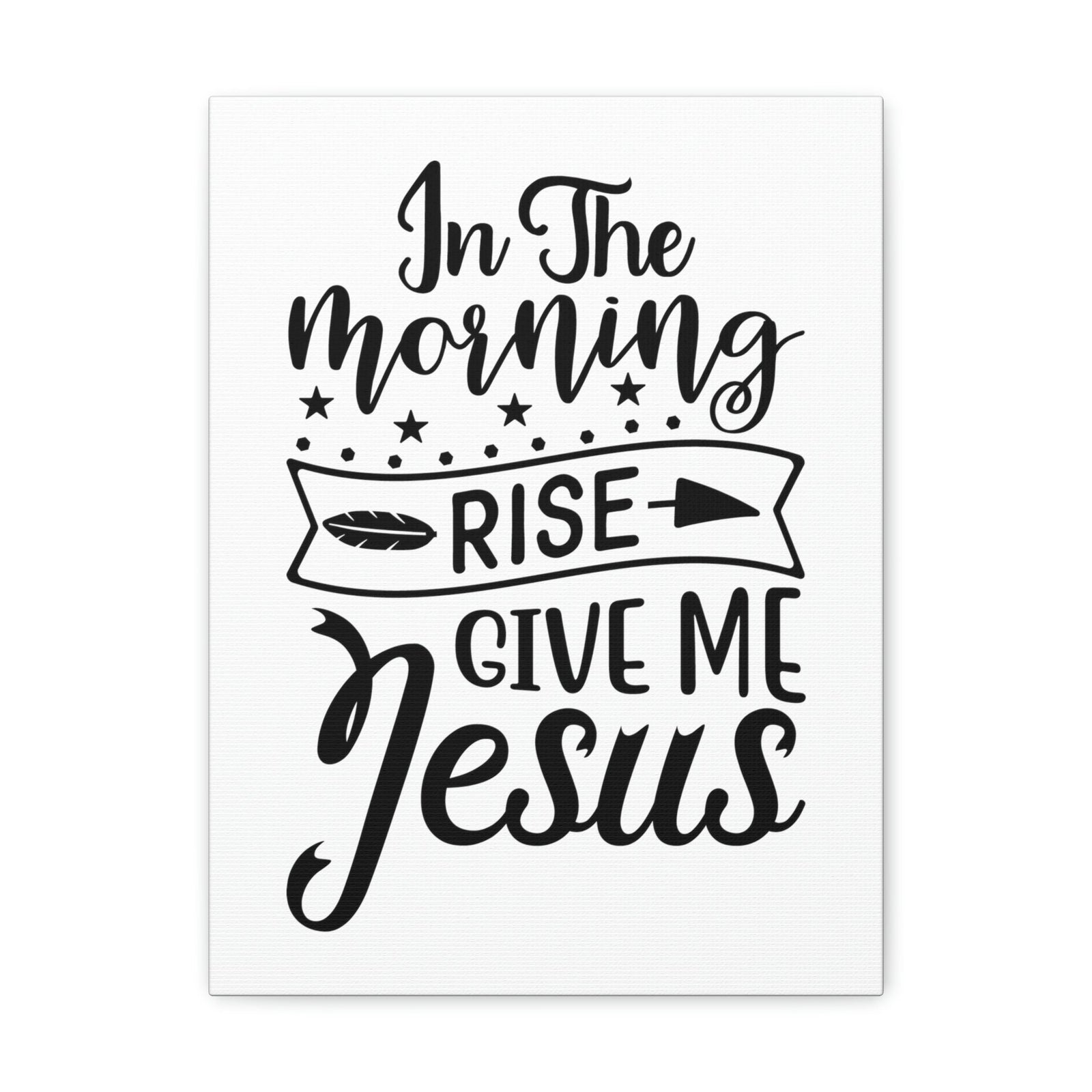 Scripture Walls In The Morning, Give Me Jesus Mark 1:35 Arrow Christian Wall Art Bible Verse Print Ready to Hang Unframed-Express Your Love Gifts