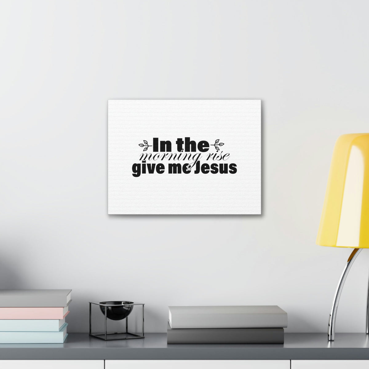 Scripture Walls In The Morning, Give Me Jesus Mark 1:35 Christian Wall Art Bible Verse Print Ready to Hang Unframed-Express Your Love Gifts