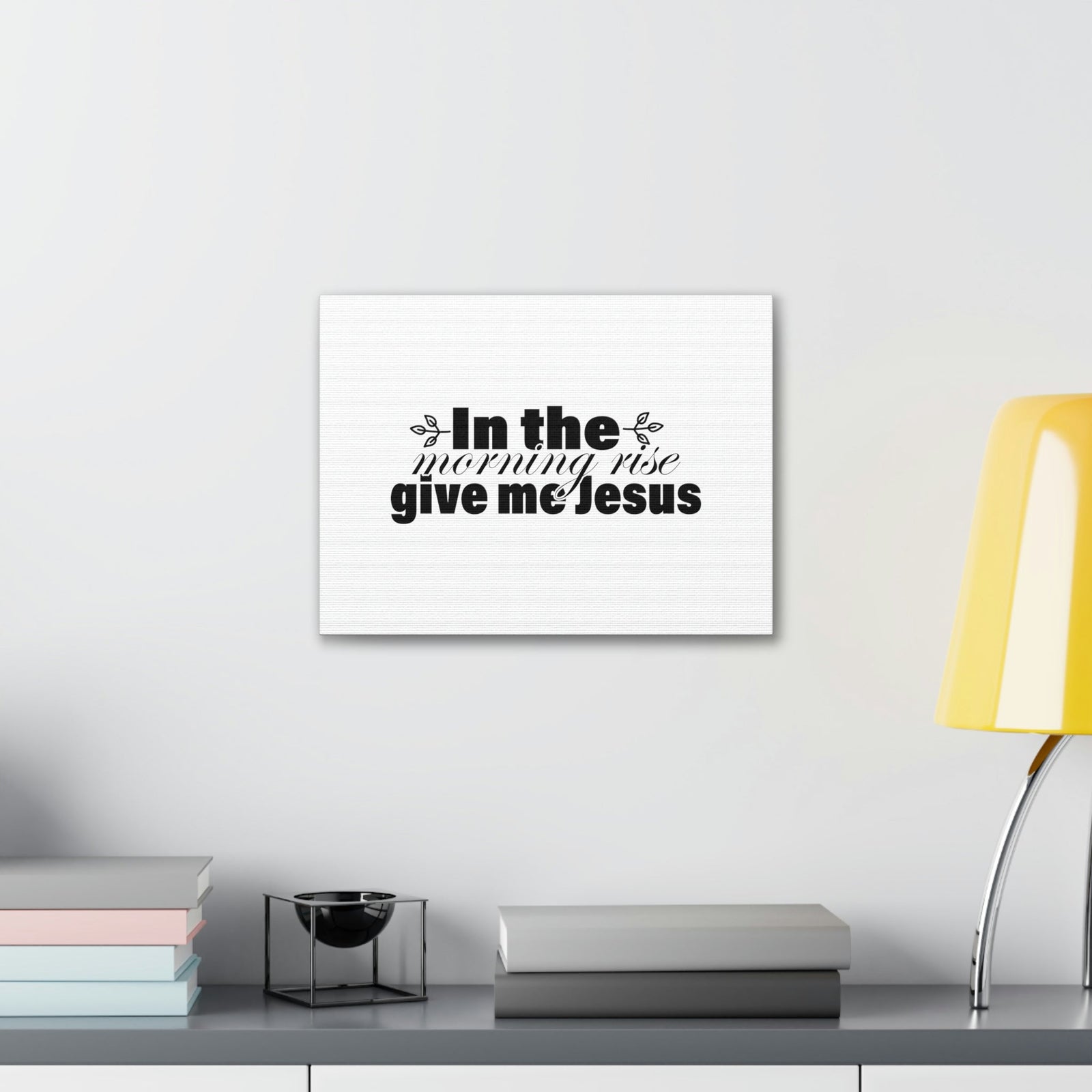 Scripture Walls In The Morning, Give Me Jesus Mark 1:35 Christian Wall Art Bible Verse Print Ready to Hang Unframed-Express Your Love Gifts