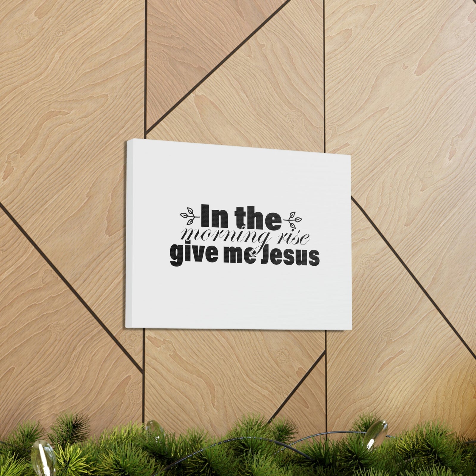 Scripture Walls In The Morning, Give Me Jesus Mark 1:35 Christian Wall Art Bible Verse Print Ready to Hang Unframed-Express Your Love Gifts