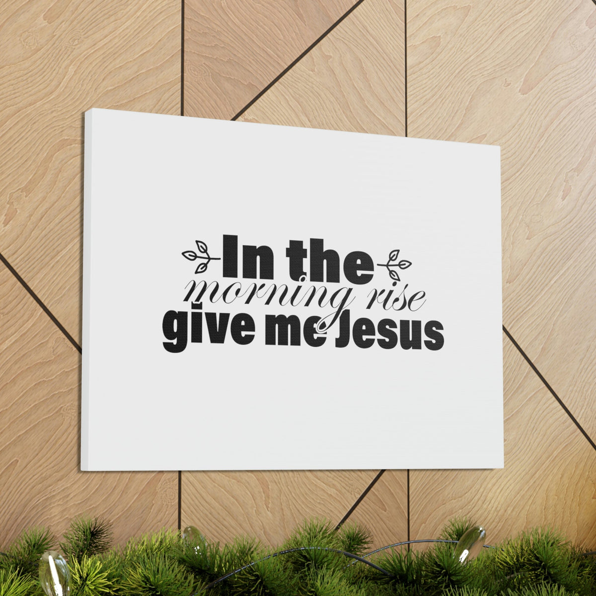 Scripture Walls In The Morning, Give Me Jesus Mark 1:35 Christian Wall Art Bible Verse Print Ready to Hang Unframed-Express Your Love Gifts
