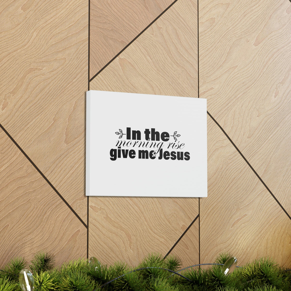 Scripture Walls In The Morning, Give Me Jesus Mark 1:35 Christian Wall Art Bible Verse Print Ready to Hang Unframed-Express Your Love Gifts