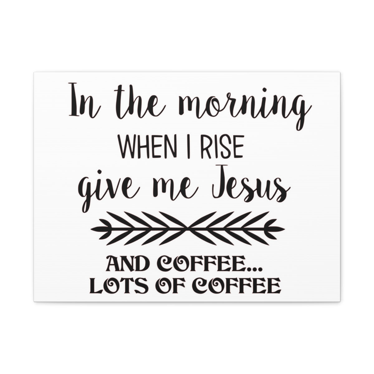 Scripture Walls In The Morning When I Rise Psalm 59:6 Christian Wall Art Print Ready to Hang Unframed-Express Your Love Gifts