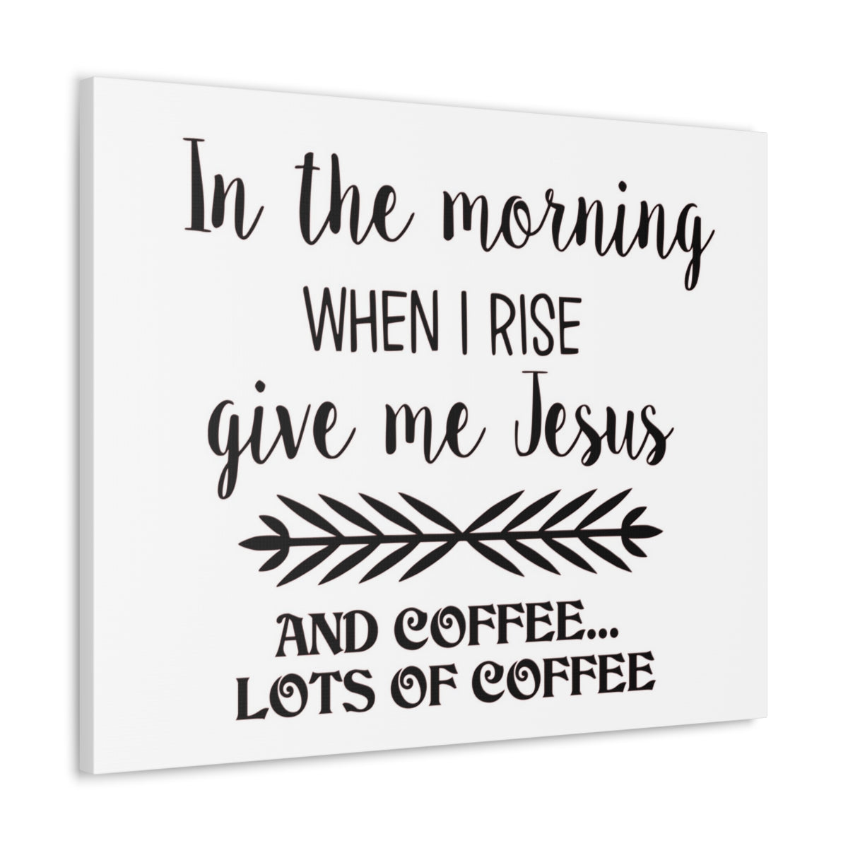 Scripture Walls In The Morning When I Rise Psalm 59:6 Christian Wall Art Print Ready to Hang Unframed-Express Your Love Gifts
