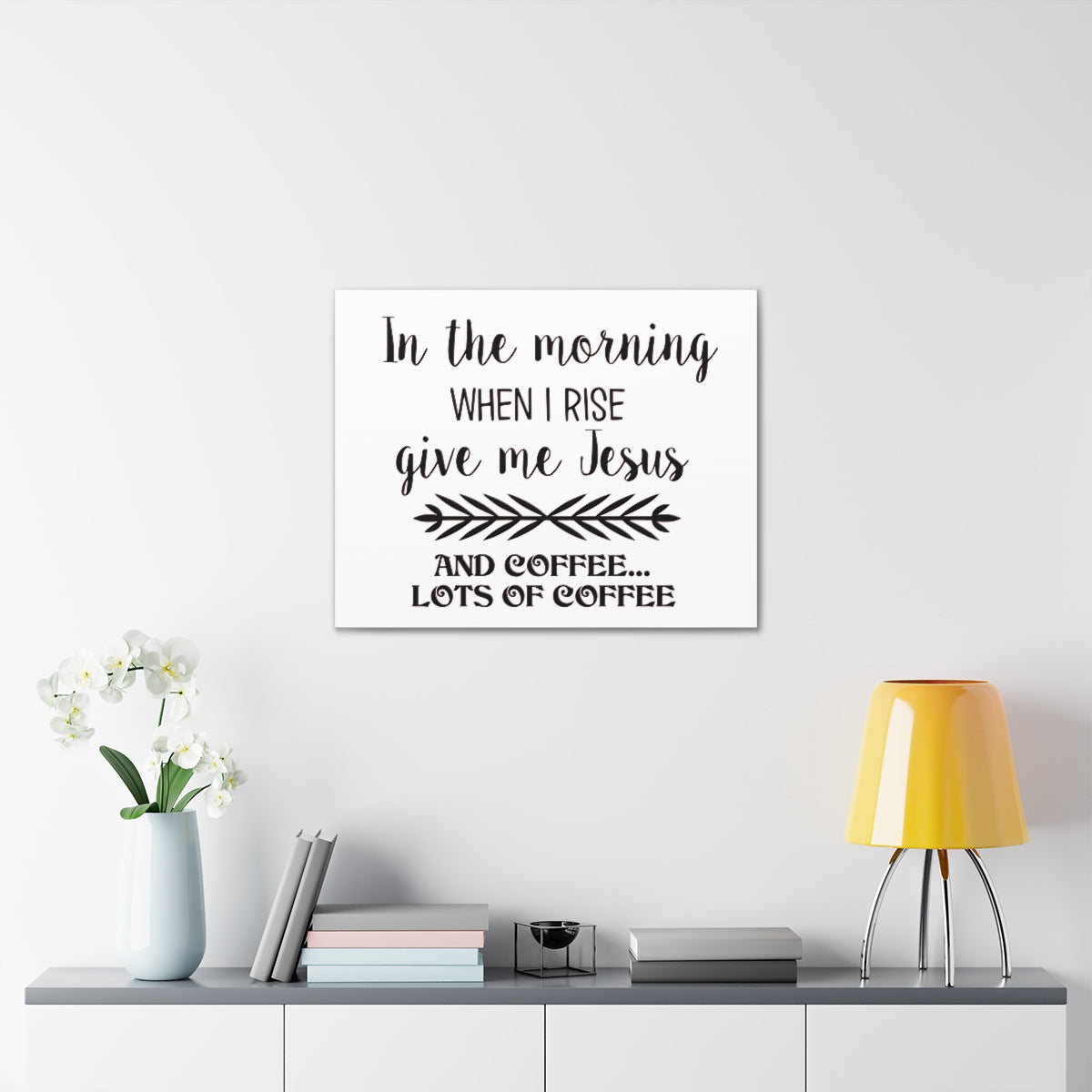 Scripture Walls In The Morning When I Rise Psalm 59:6 Christian Wall Art Print Ready to Hang Unframed-Express Your Love Gifts