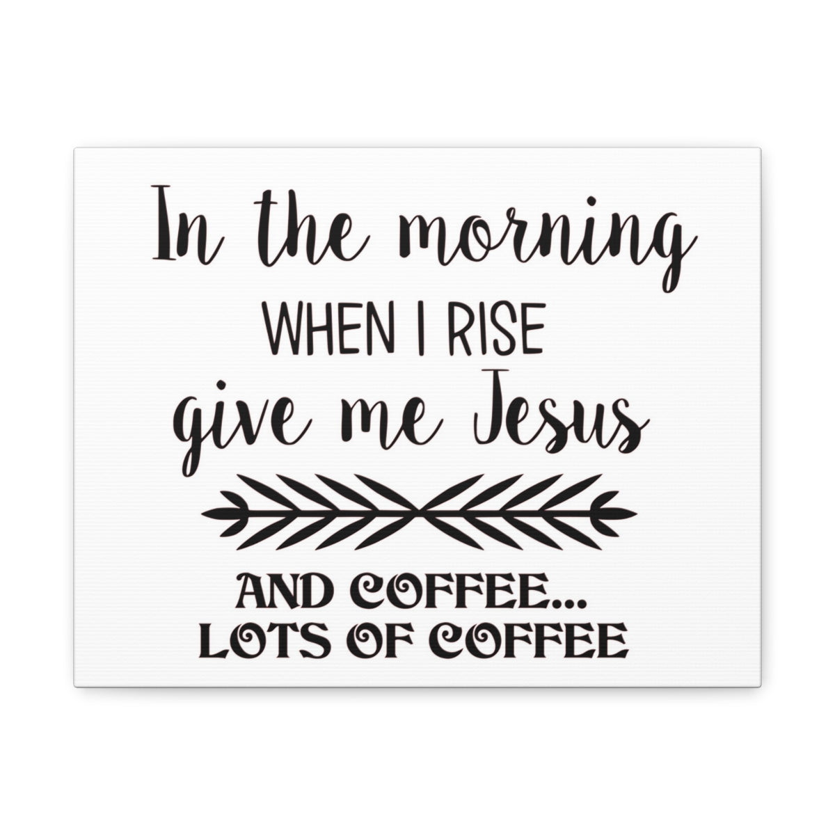 Scripture Walls In The Morning When I Rise Psalm 59:6 Christian Wall Art Print Ready to Hang Unframed-Express Your Love Gifts