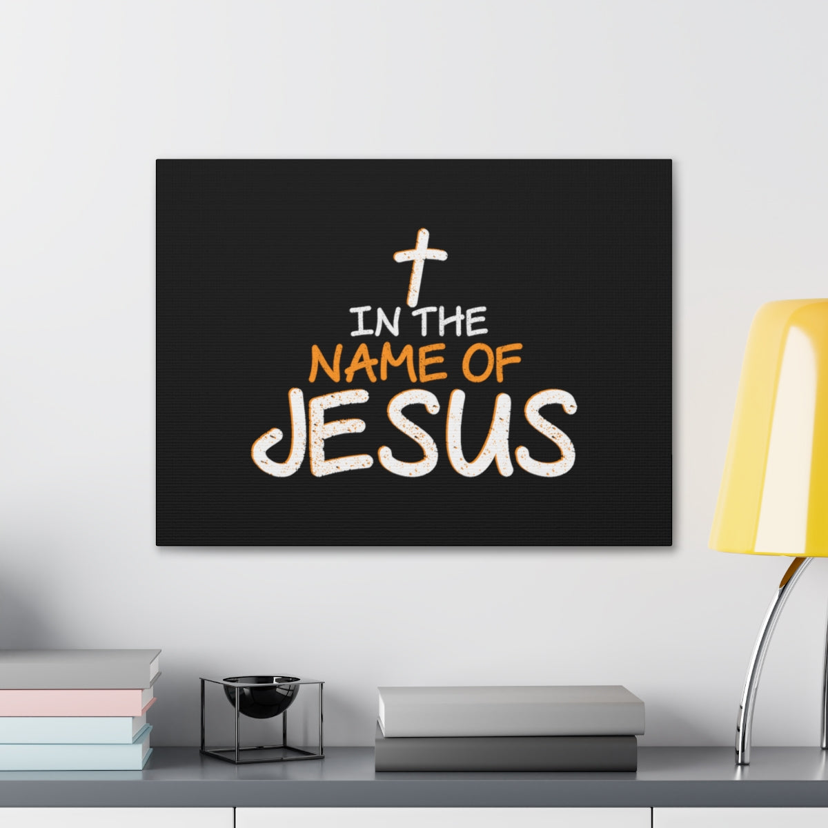 Scripture Walls In The Name Of Jesus Romans 10:13 Christian Wall Art Bible Verse Print Ready to Hang Unframed-Express Your Love Gifts