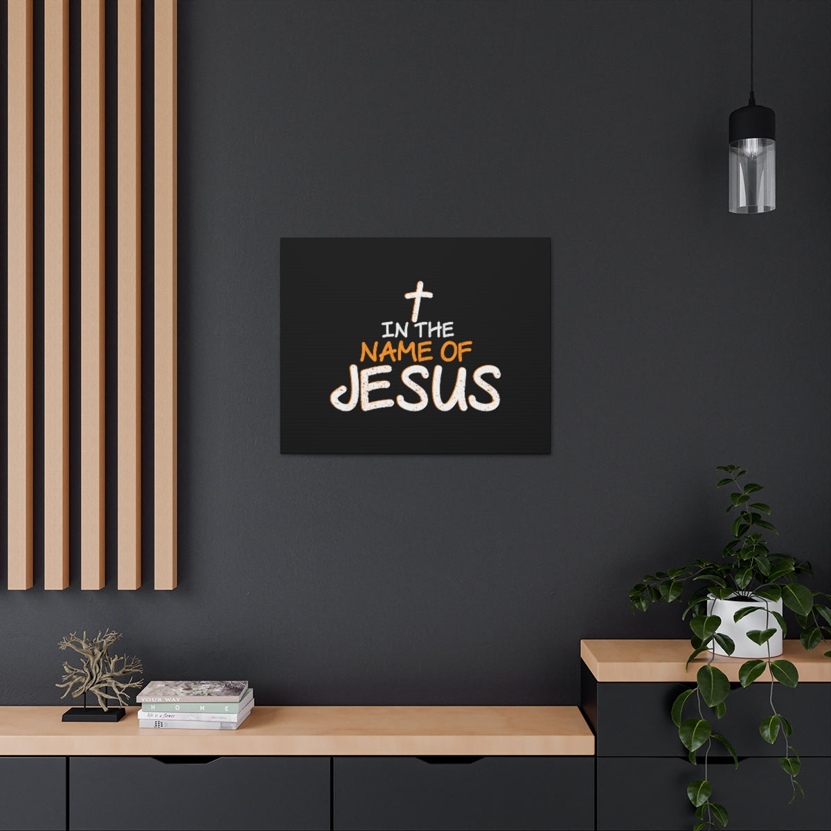 Scripture Walls In The Name Of Jesus Romans 10:13 Christian Wall Art Bible Verse Print Ready to Hang Unframed-Express Your Love Gifts