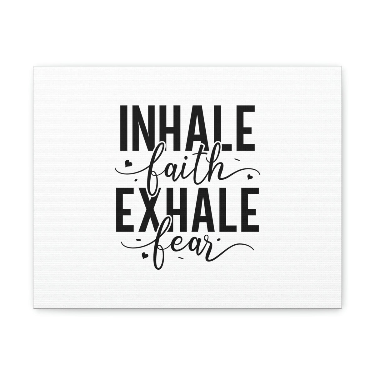 Scripture Walls Inhale Faith, Exhale Fear Isaiah 41:10 Christian Wall Art Bible Verse Print Ready to Hang Unframed-Express Your Love Gifts