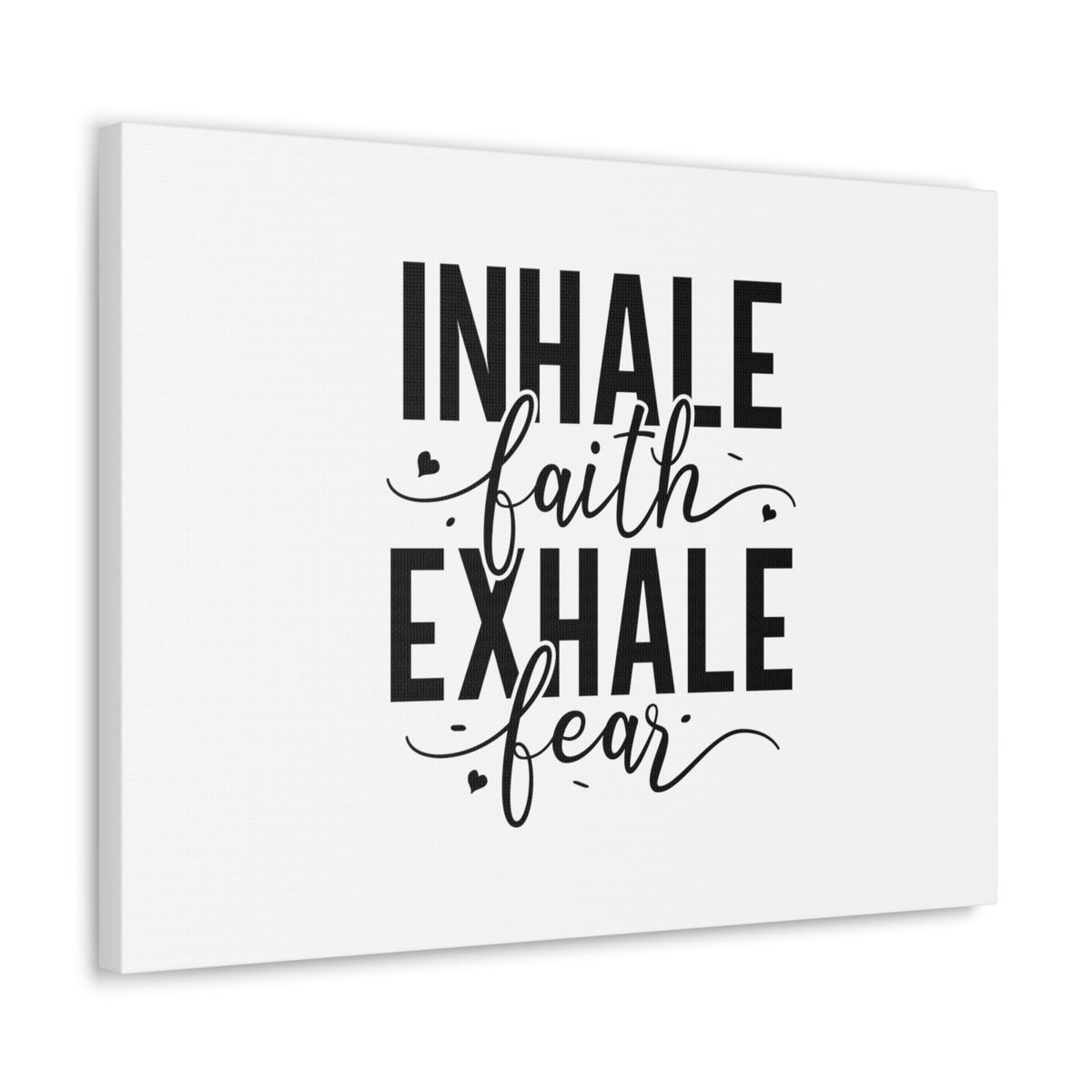 Scripture Walls Inhale Faith, Exhale Fear Isaiah 41:10 Christian Wall Art Bible Verse Print Ready to Hang Unframed-Express Your Love Gifts