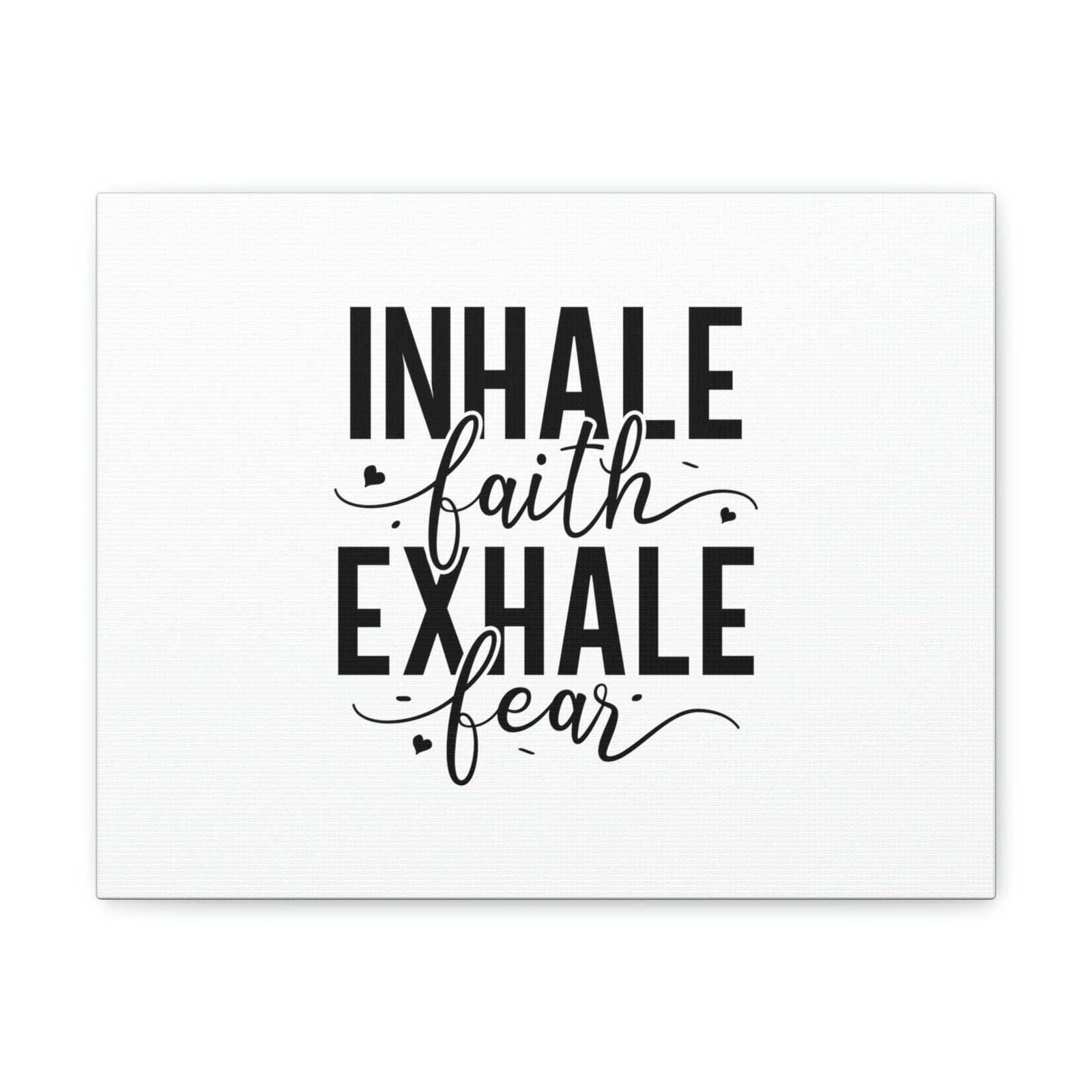 Scripture Walls Inhale Faith, Exhale Fear Isaiah 41:10 Christian Wall Art Bible Verse Print Ready to Hang Unframed-Express Your Love Gifts