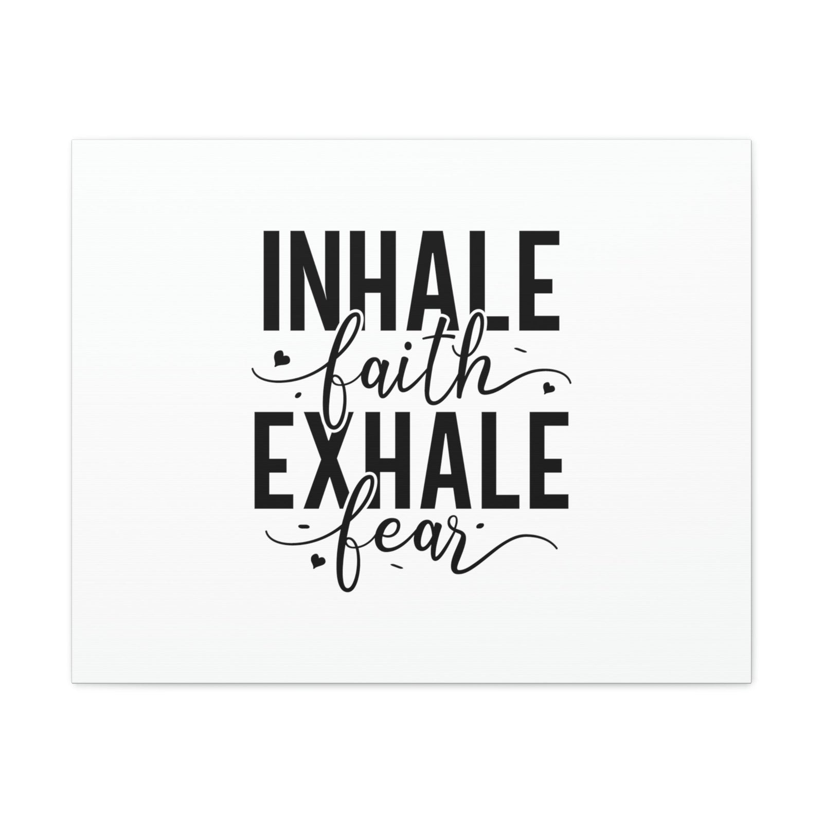 Scripture Walls Inhale Faith, Exhale Fear Isaiah 41:10 Christian Wall Art Bible Verse Print Ready to Hang Unframed-Express Your Love Gifts